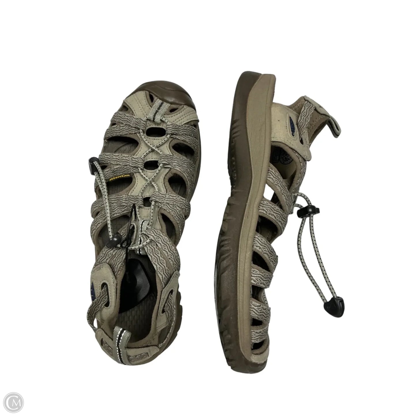 Shoes Flats By Keen In Tan, Size: 9.5