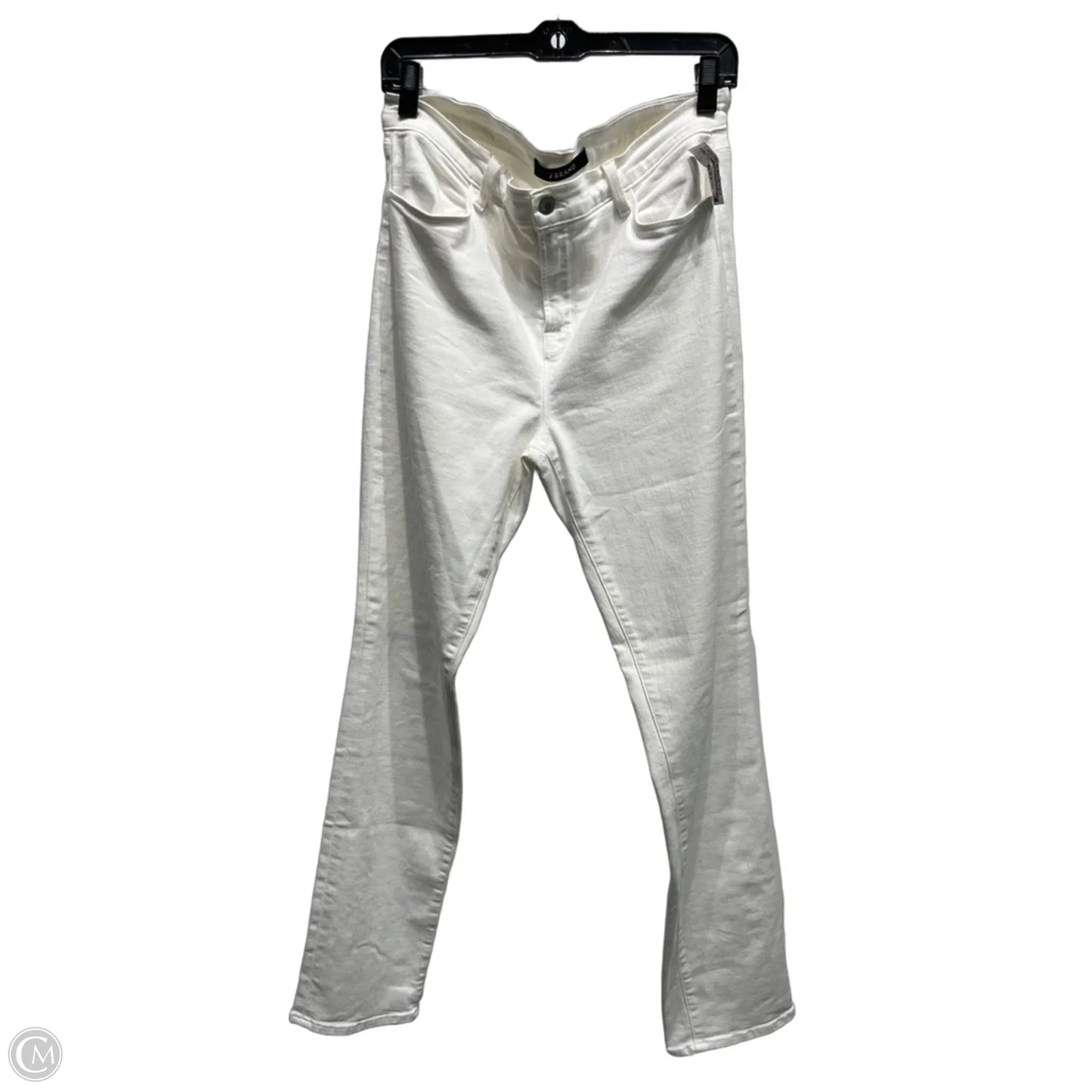 Jeans Skinny By J Brand In White Denim, Size: 12