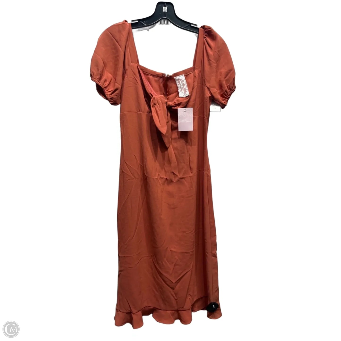 Dress Casual Midi By Sadie & Sage In Orange, Size: S