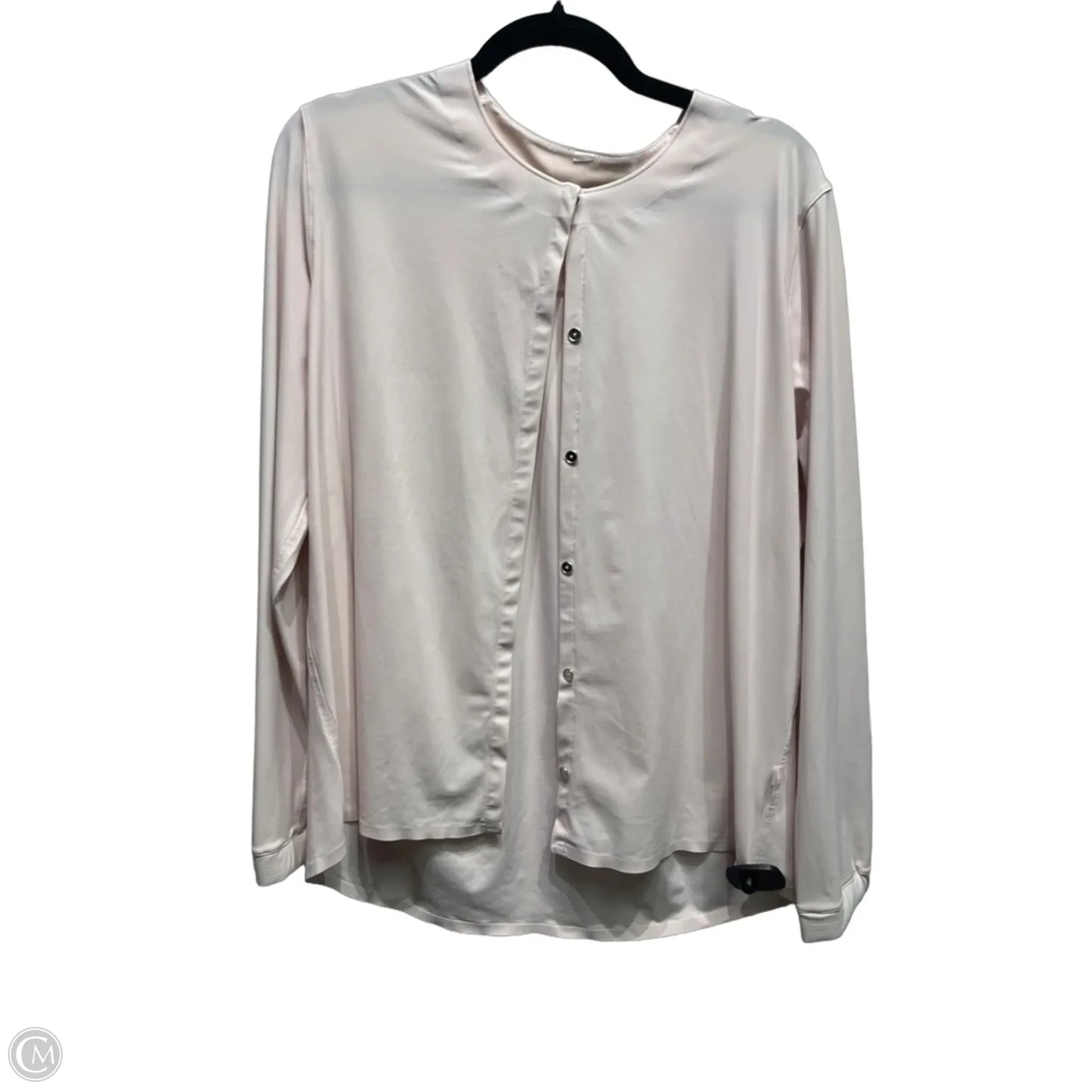 Athletic Top Long Sleeve Crewneck By Lululemon In Pink, Size: S
