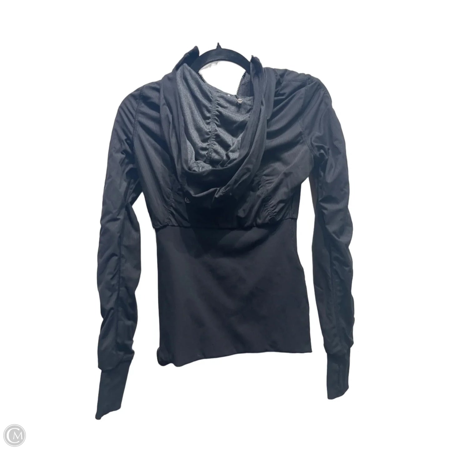 Athletic Jacket By Lululemon In Black, Size: Xs