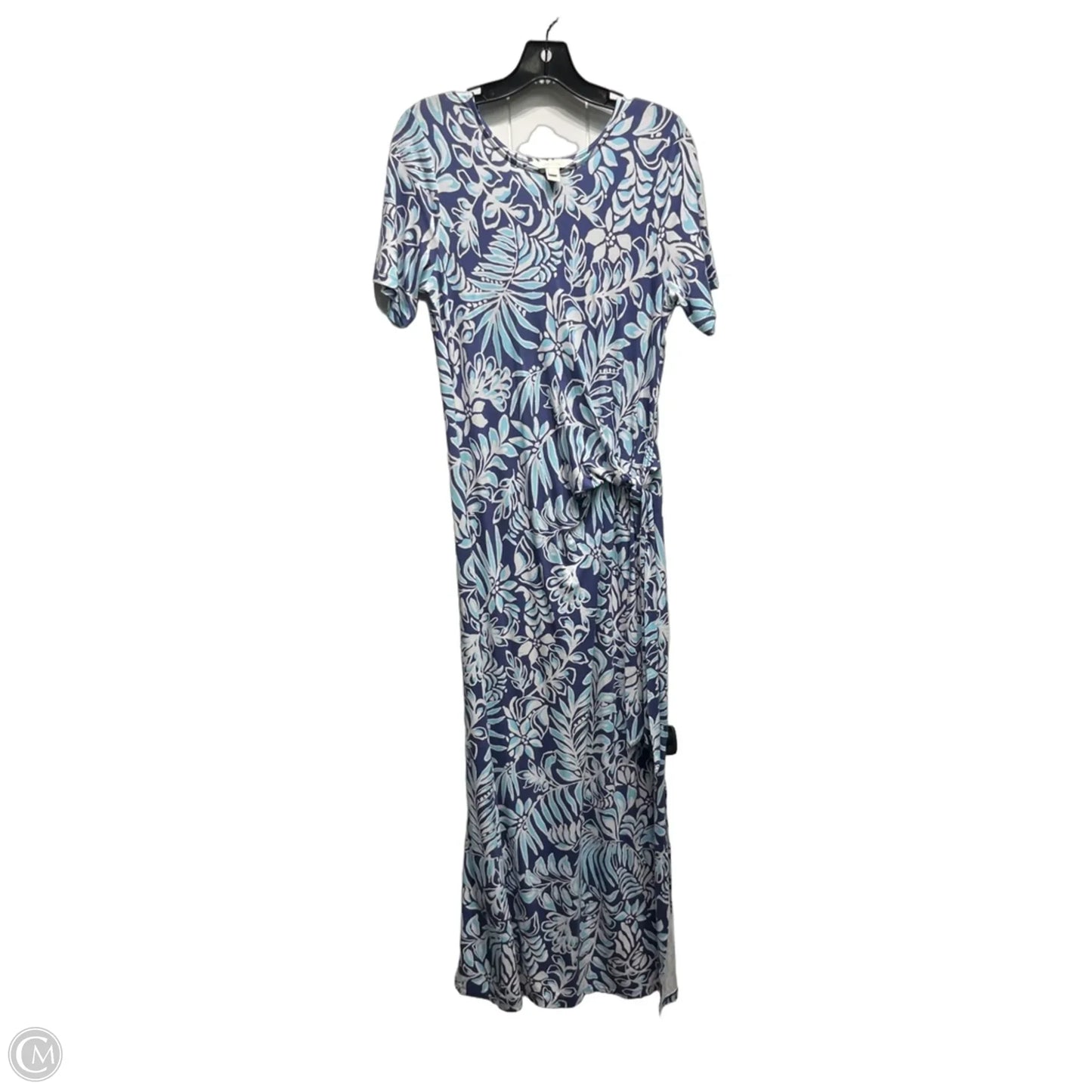 Dress Designer By Lilly Pulitzer In Blue & White, Size: M
