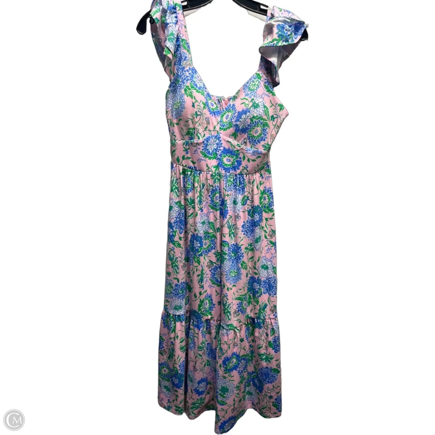 Dress Designer By Lilly Pulitzer In Blue & Pink, Size: 2