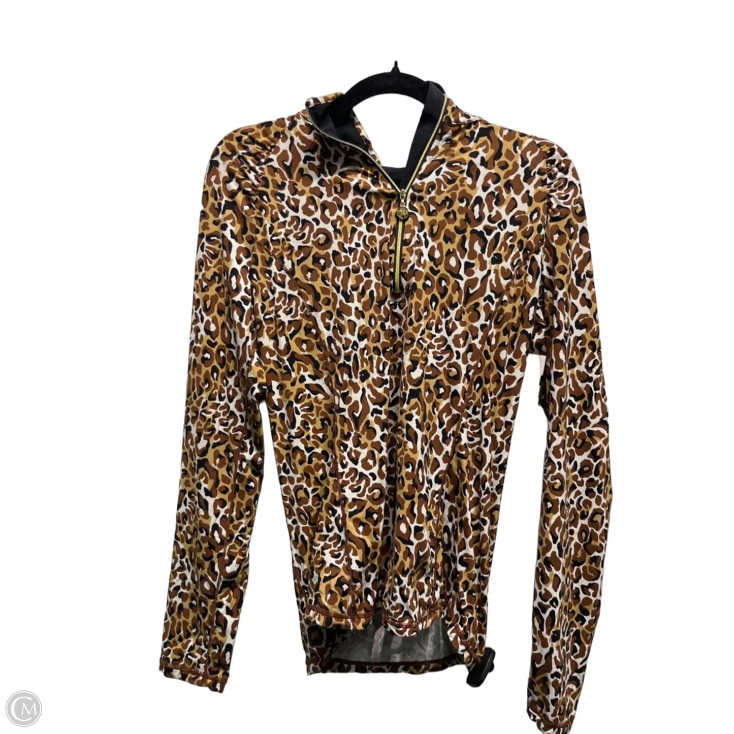 Top Long Sleeve Designer By Lilly Pulitzer In Animal Print, Size: L