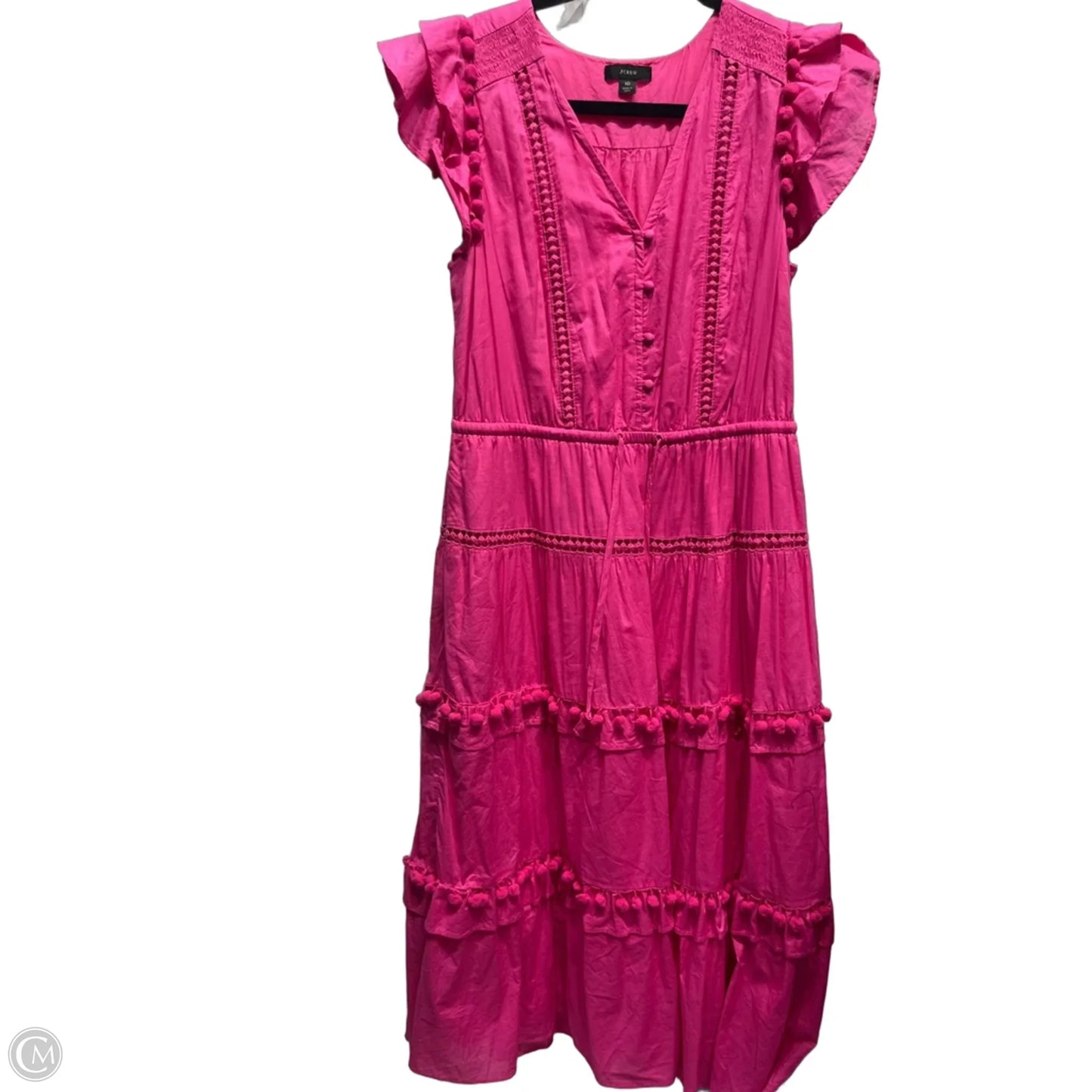 Dress Casual Maxi By J. Crew In Pink, Size: 10