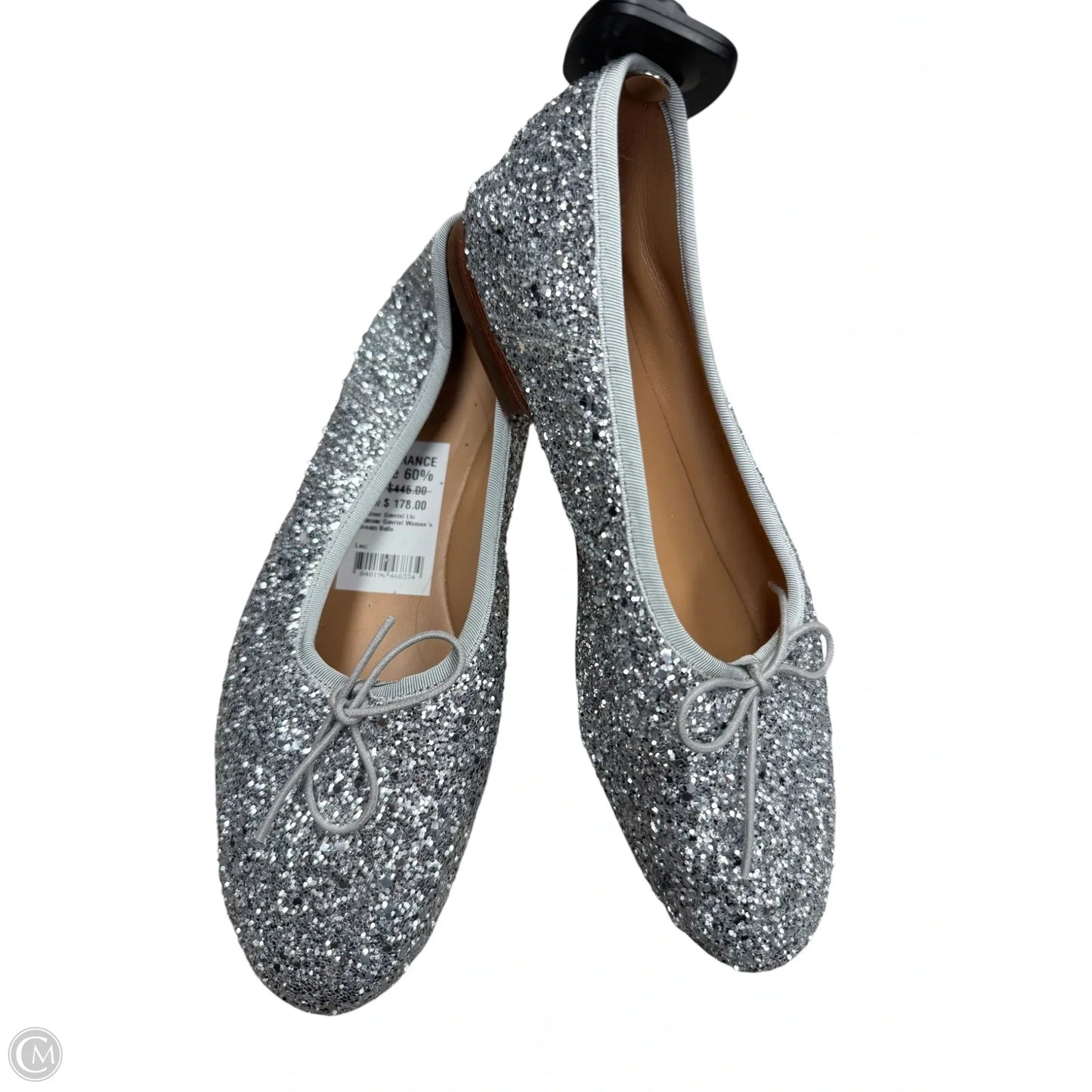 Shoes Designer By Mansur Gavriel In Silver, Size: 6.5