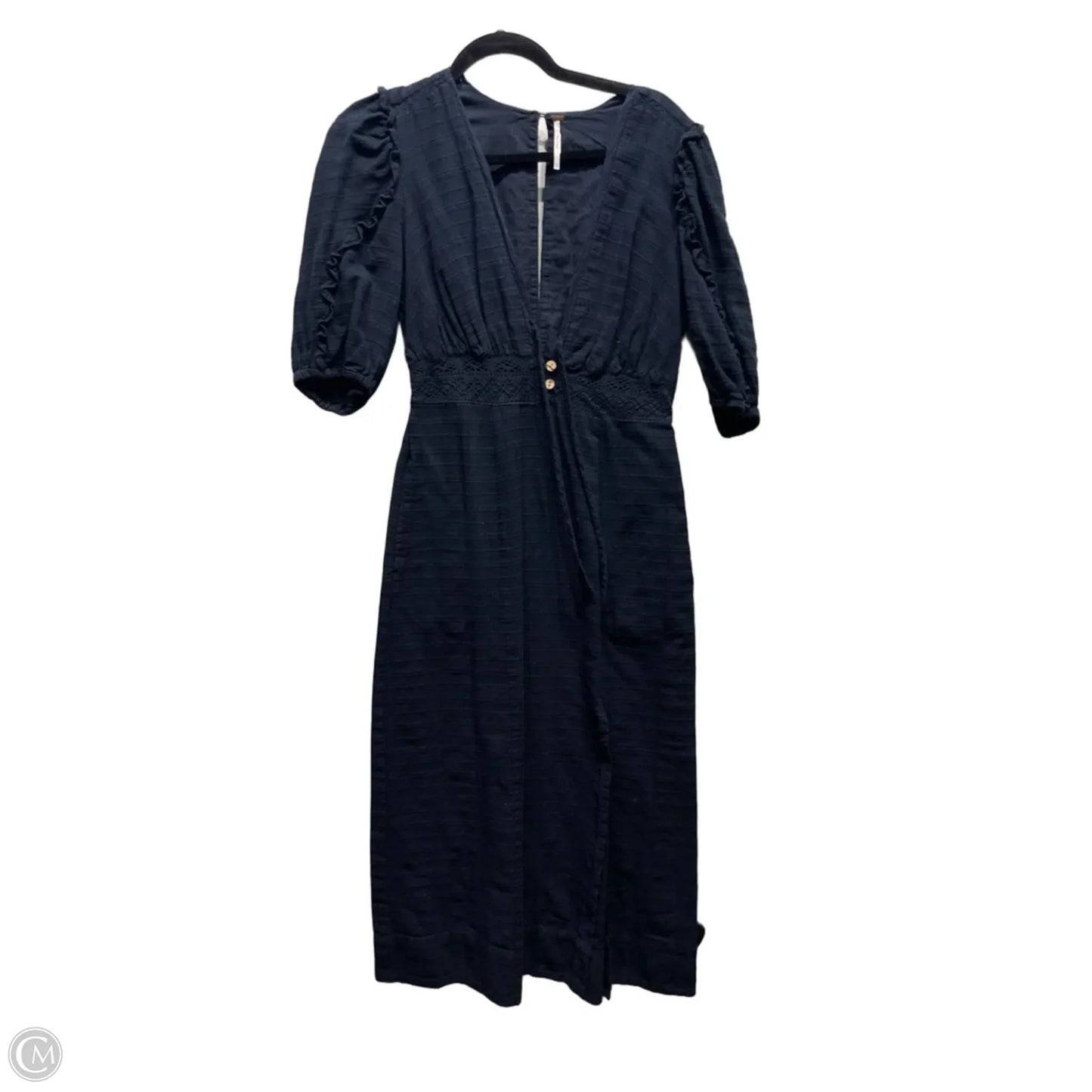 Dress Casual Midi By Free People In Black, Size: S