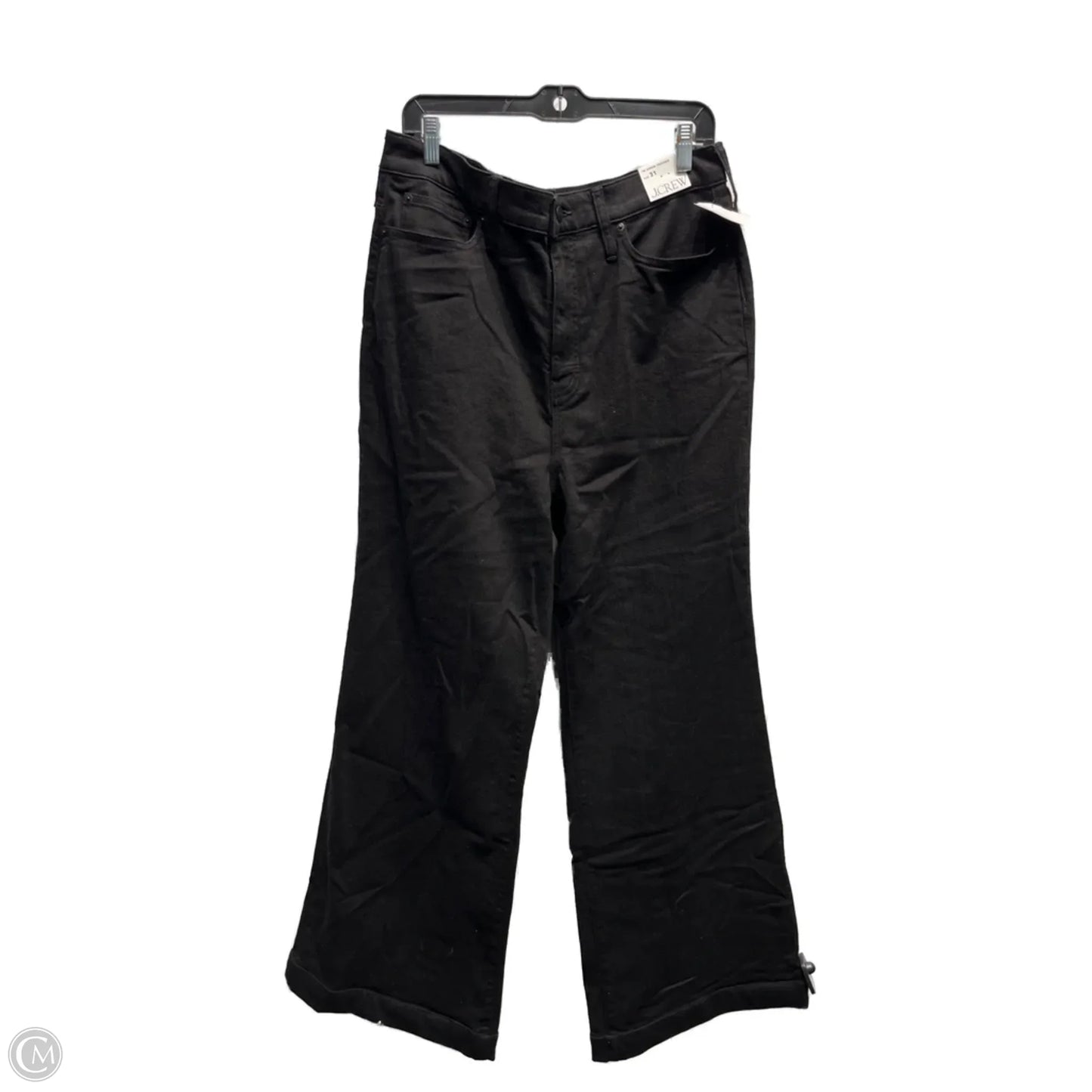 Jeans Boot Cut By J. Crew In Black Denim, Size: 10
