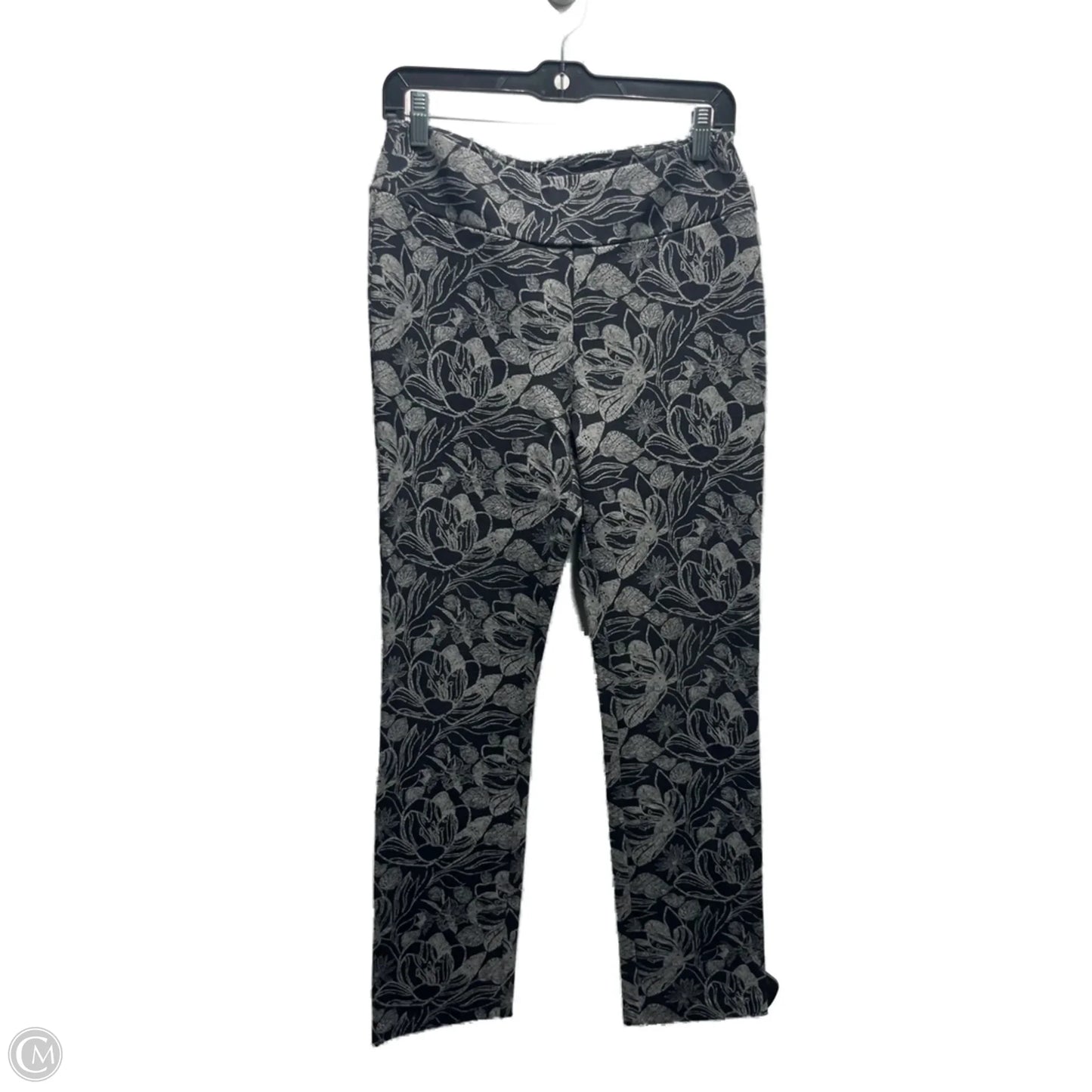 Pants Leggings By Soft Surroundings In Black & Grey, Size: S