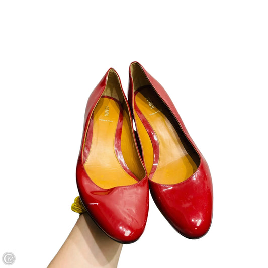 Shoes Luxury Designer By Fendi In Red, Size: 9
