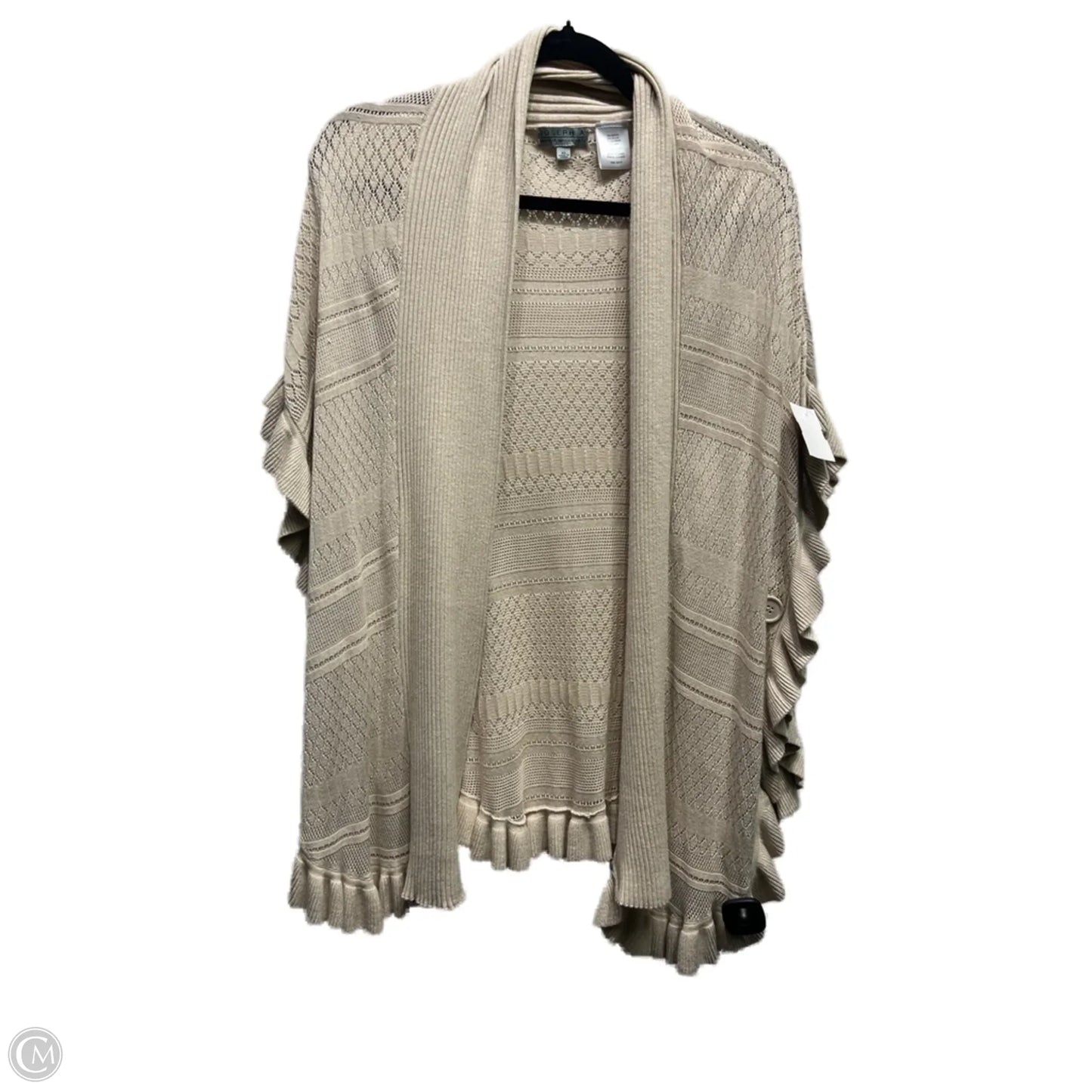 Cardigan By Joseph A. In Tan, Size: Xl