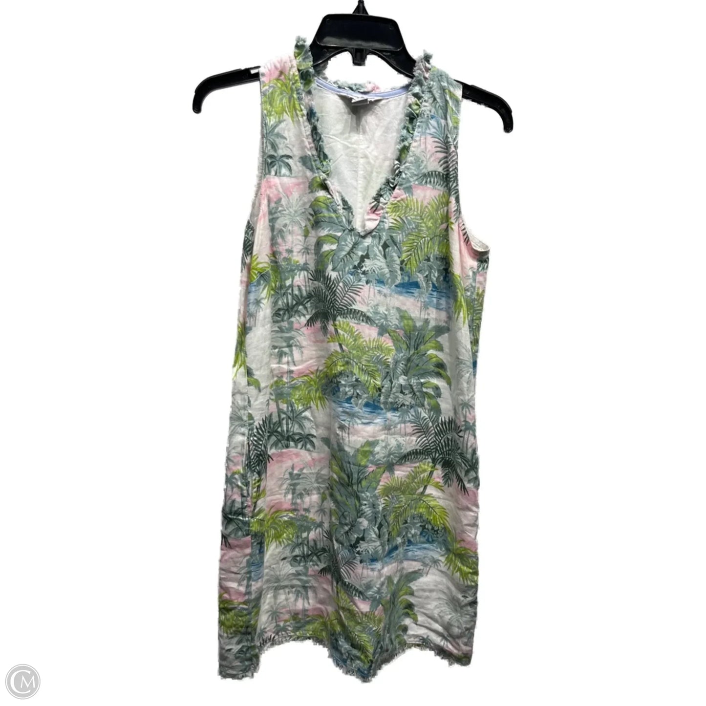 Dress Casual Short By Tommy Bahama In Green & Pink, Size: Xs