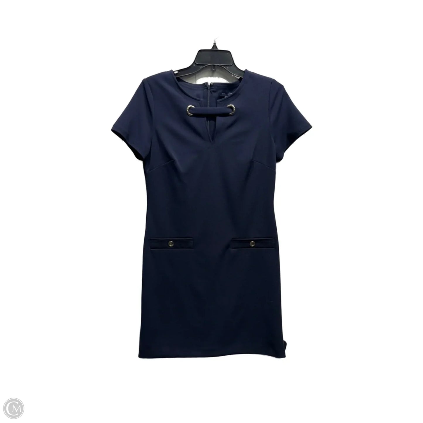 Dress Work By Tommy Hilfiger In Navy, Size: 6