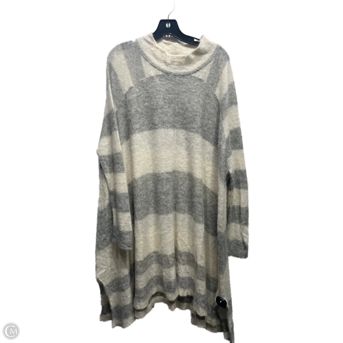 Sweater By Free People In Grey & Tan, Size: M