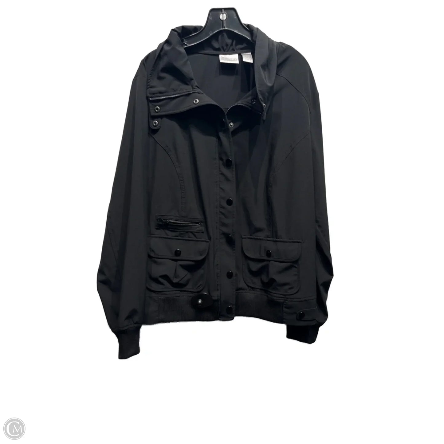 Jacket Other By Zenergy By Chicos In Black, Size: 2