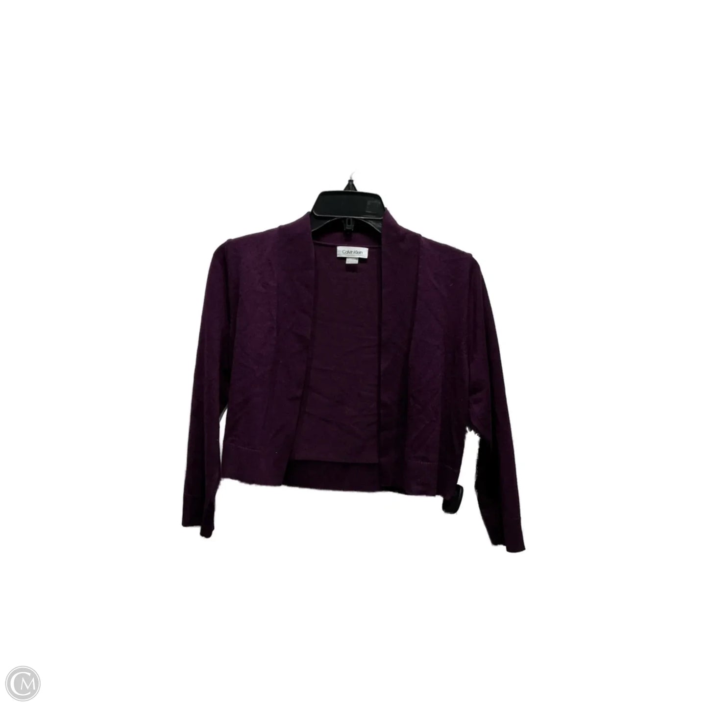Cardigan By Calvin Klein In Purple, Size: S