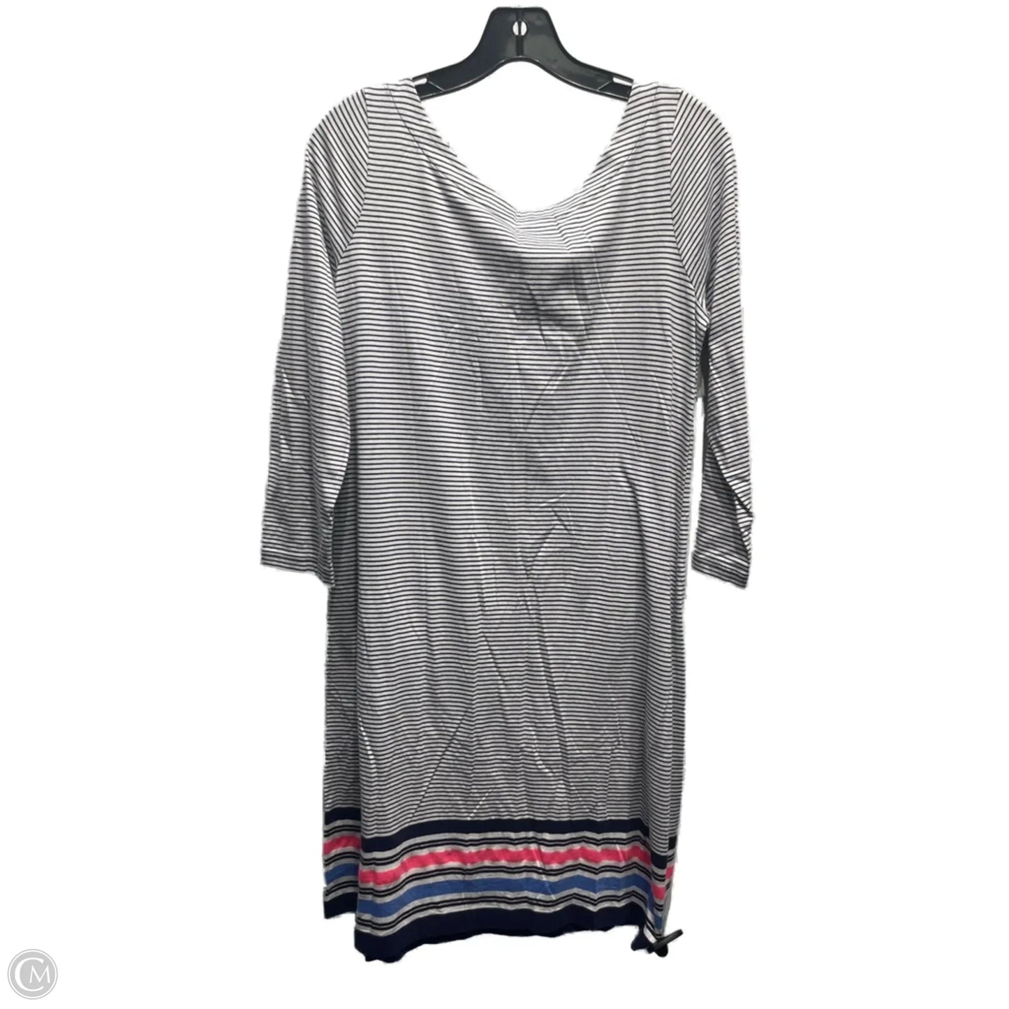 Dress Designer By Lilly Pulitzer In Blue & White, Size: M