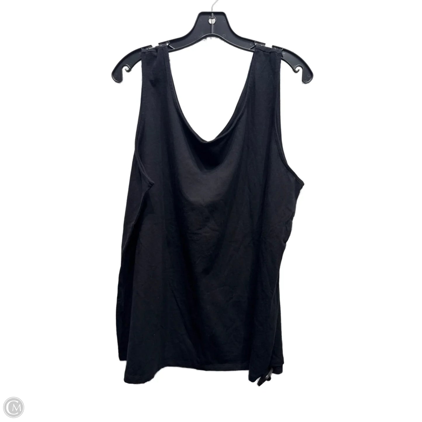 Top Sleeveless Basic By Talbots In Black, Size: 3x