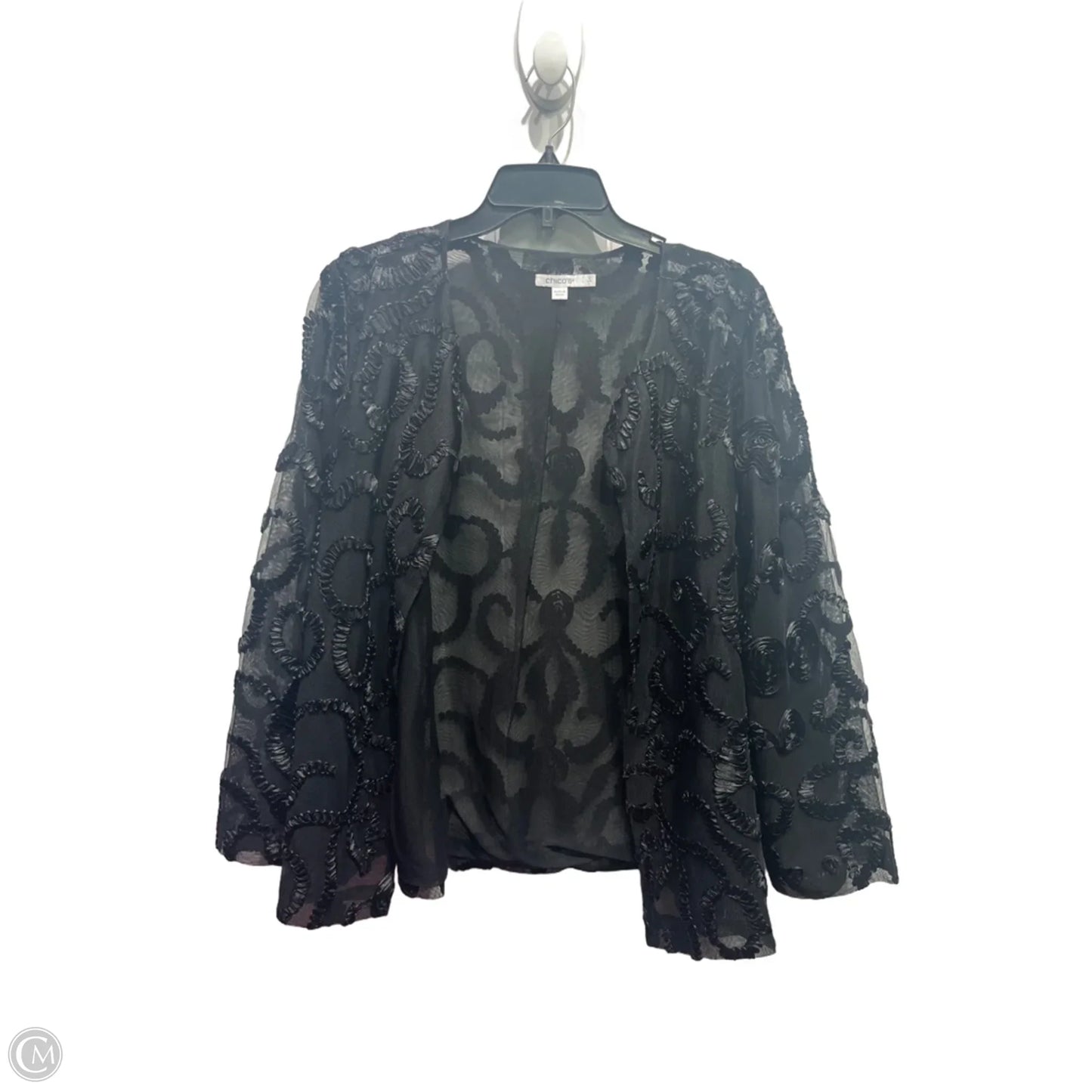 Cardigan By Chicos In Black, Size: L