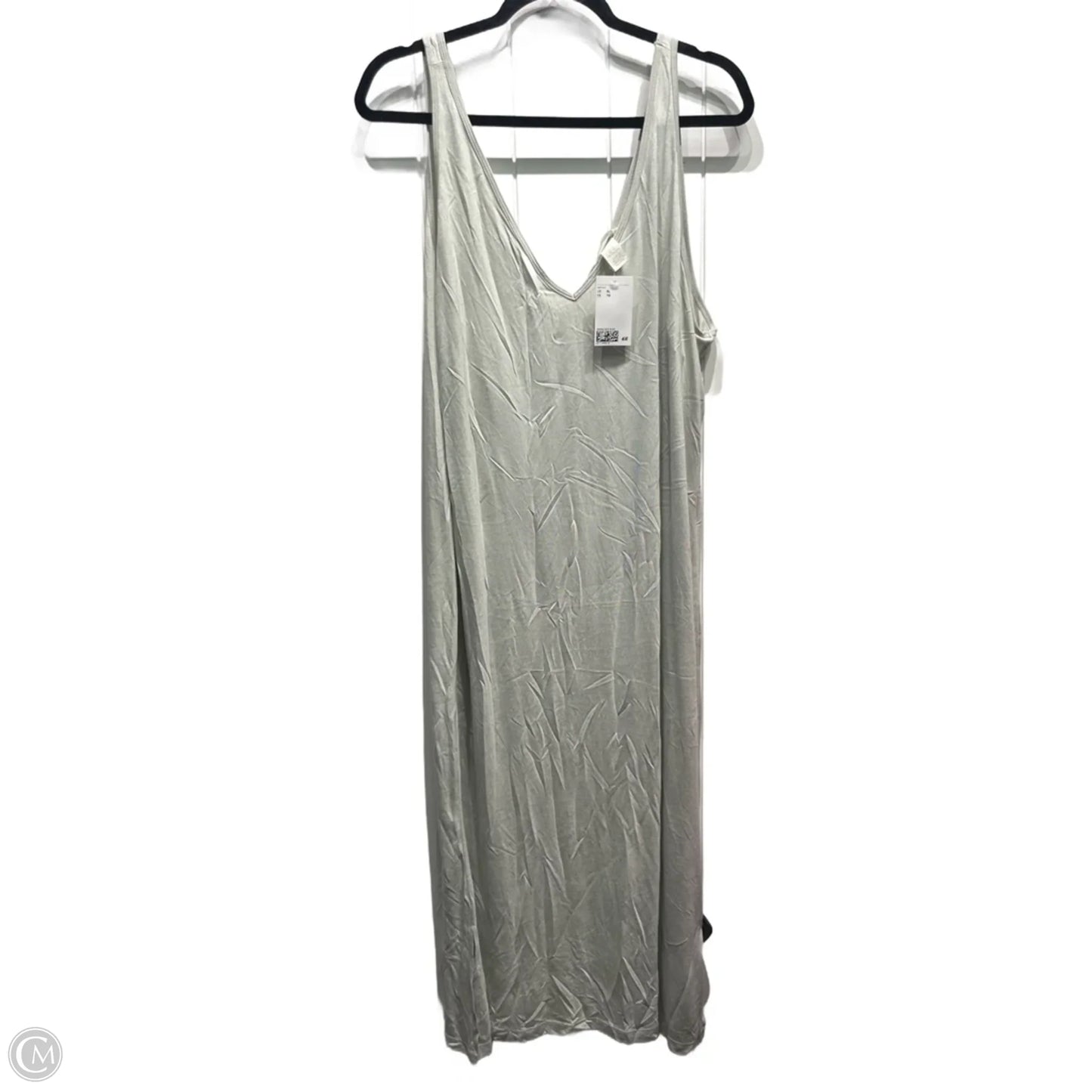 Dress Casual Midi By H&m In Grey, Size: Xl