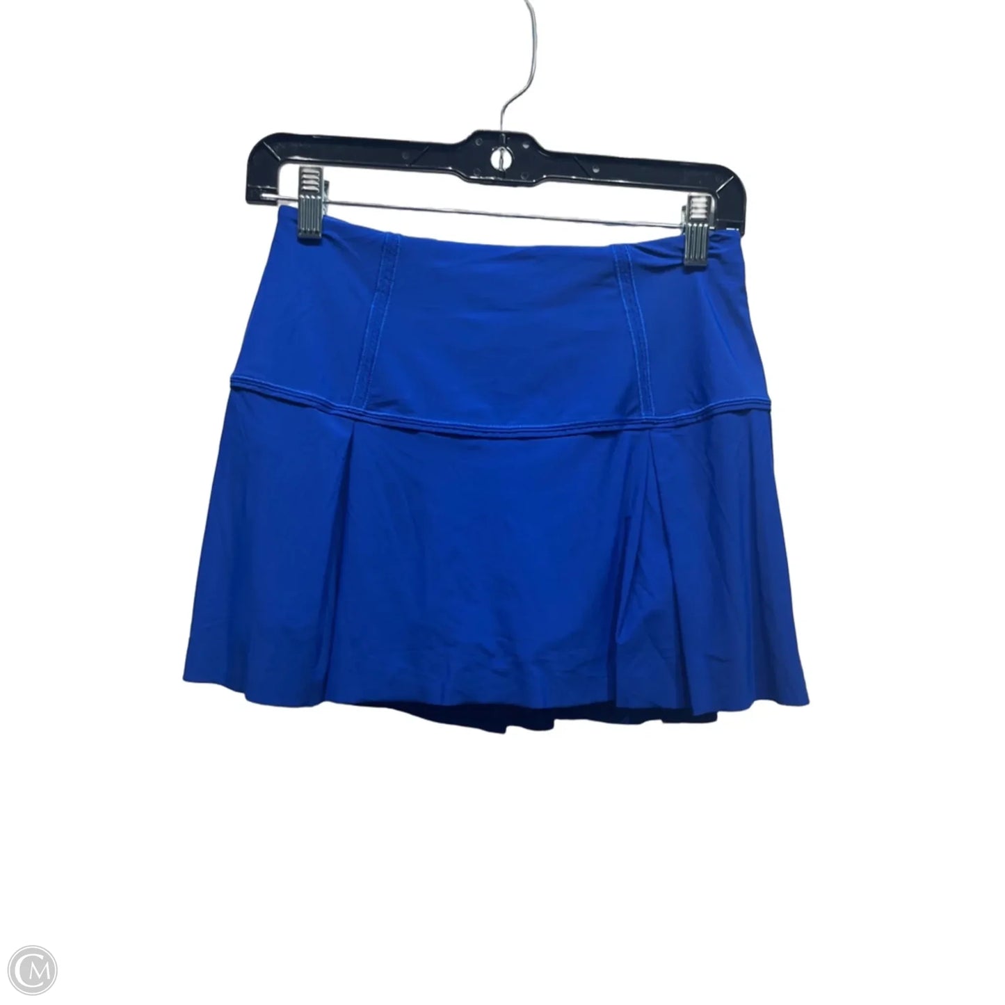 Athletic Skort By Lululemon In Blue, Size: 4
