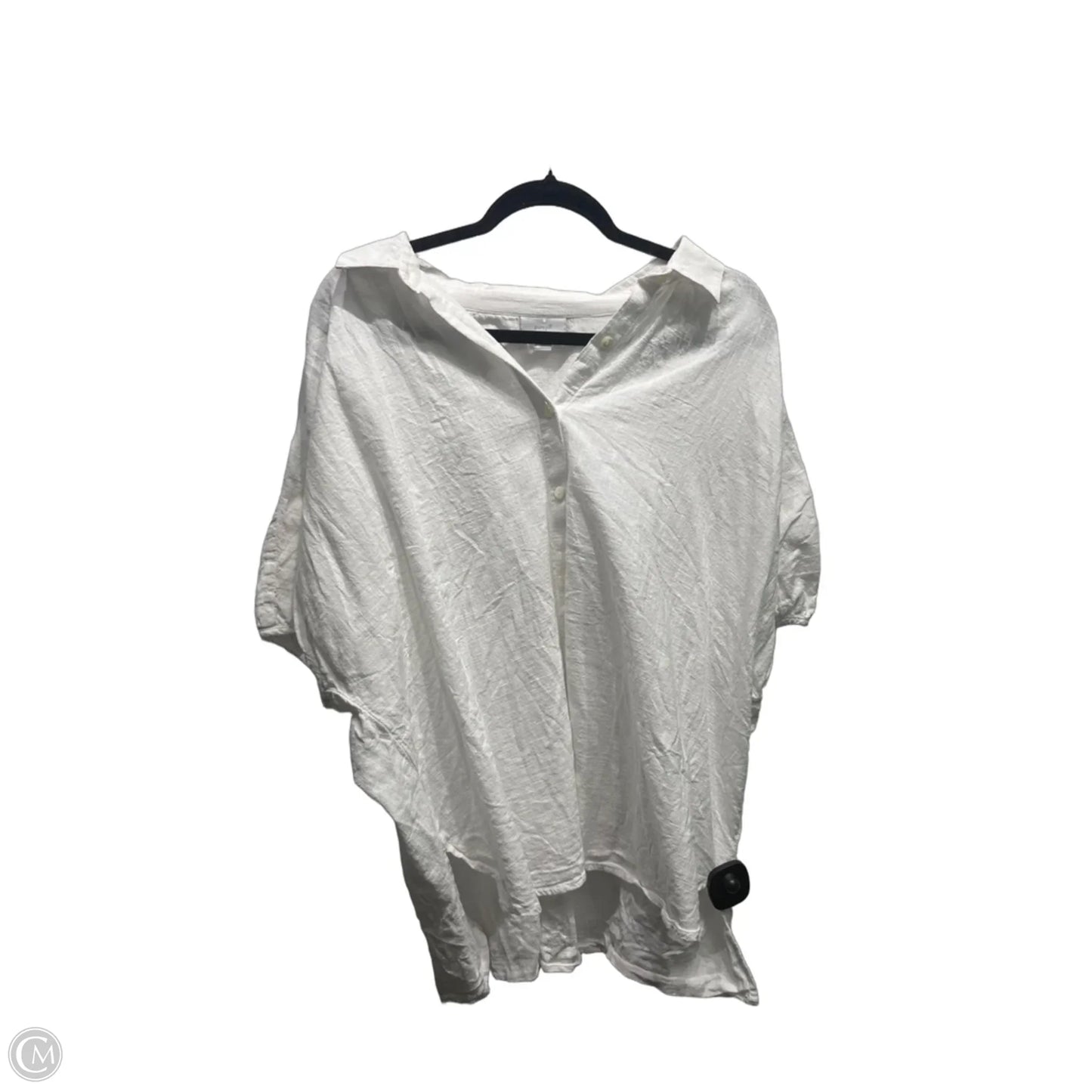 Top Short Sleeve By Pure Jill In White, Size: Xl