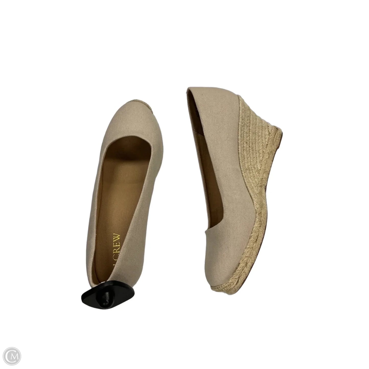 Shoes Heels Wedge By J. Crew In Cream, Size: 9