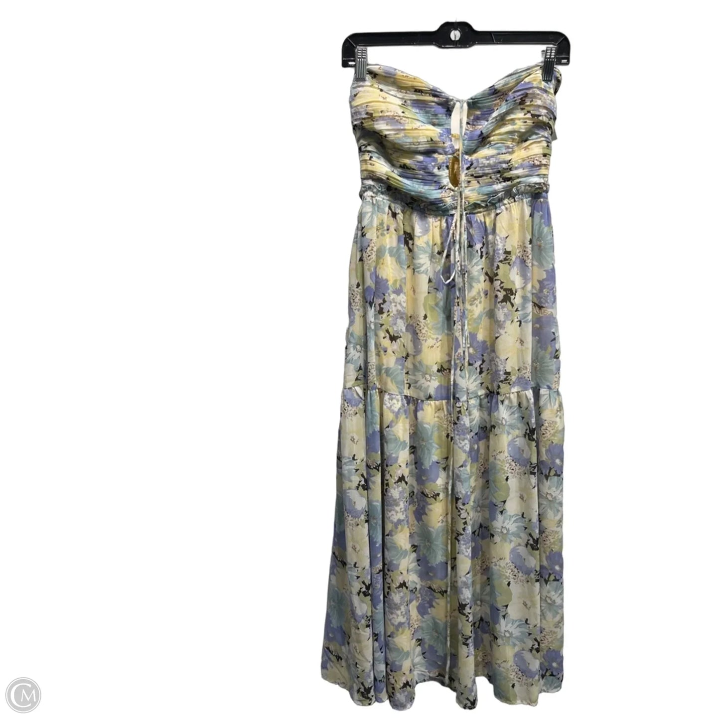 Dress Casual Maxi By Astr The Label In Blue & Yellow, Size: S