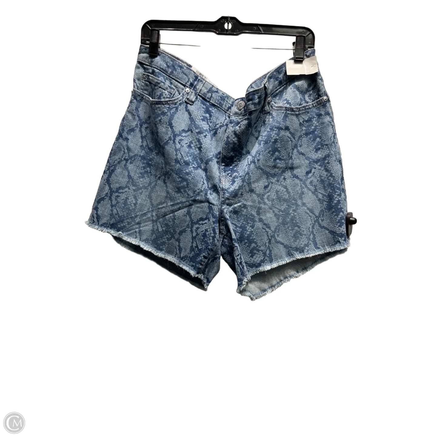 Shorts By Seven 7 In Blue Denim, Size: 16