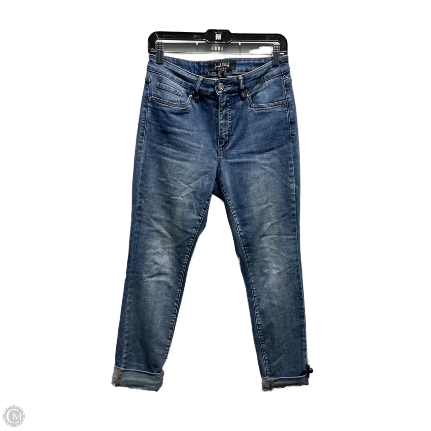 Jeans Straight By Joseph Ribkoff In Blue Denim, Size: 8