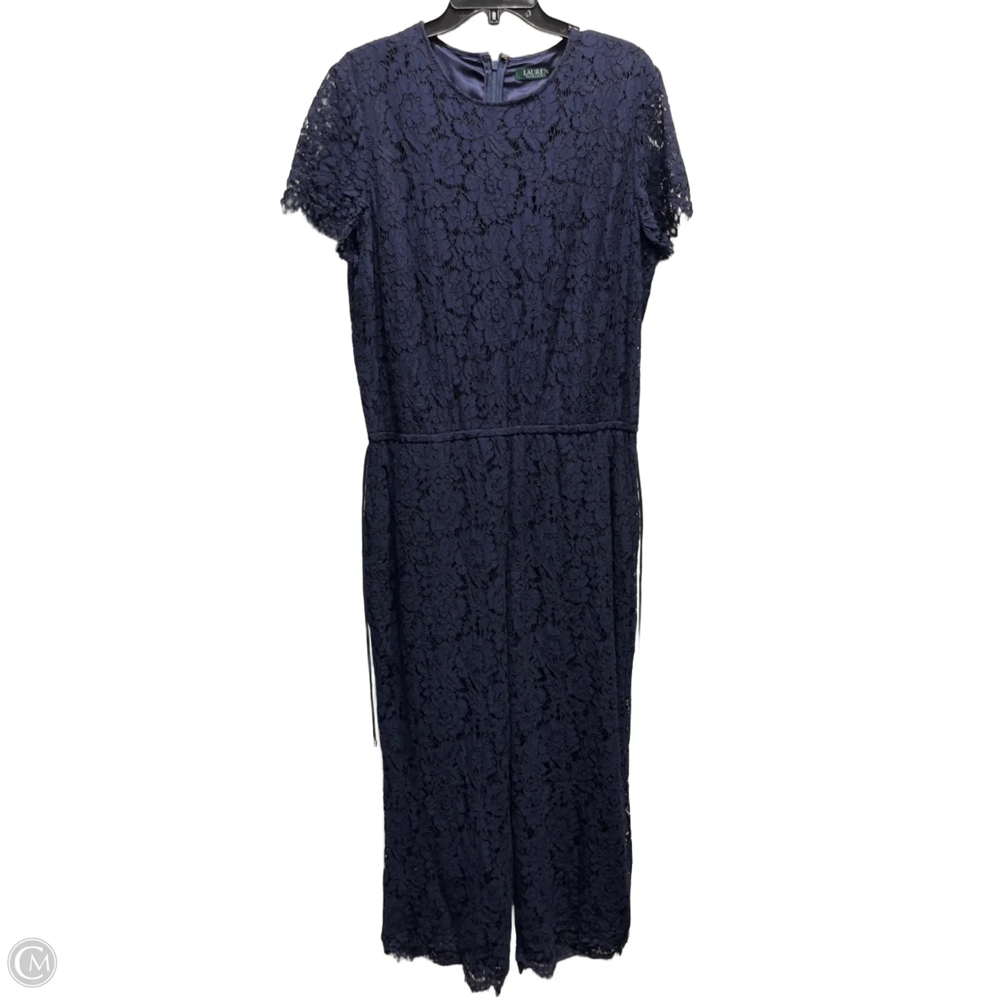 Jumpsuit By Lauren By Ralph Lauren In Navy, Size: Xl