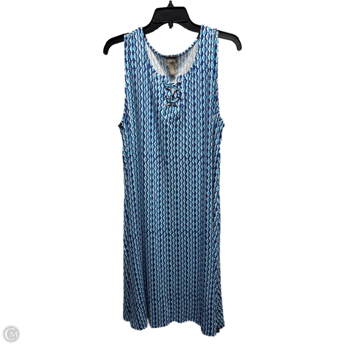 Dress Casual Short By Chicos In Blue, Size: Xl