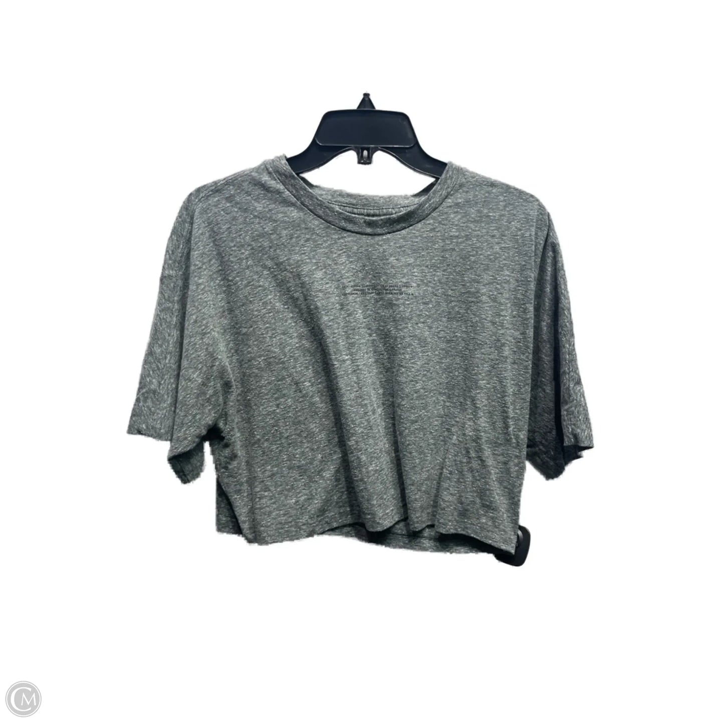 Athletic Top Short Sleeve By Lululemon In Green, Size: 10
