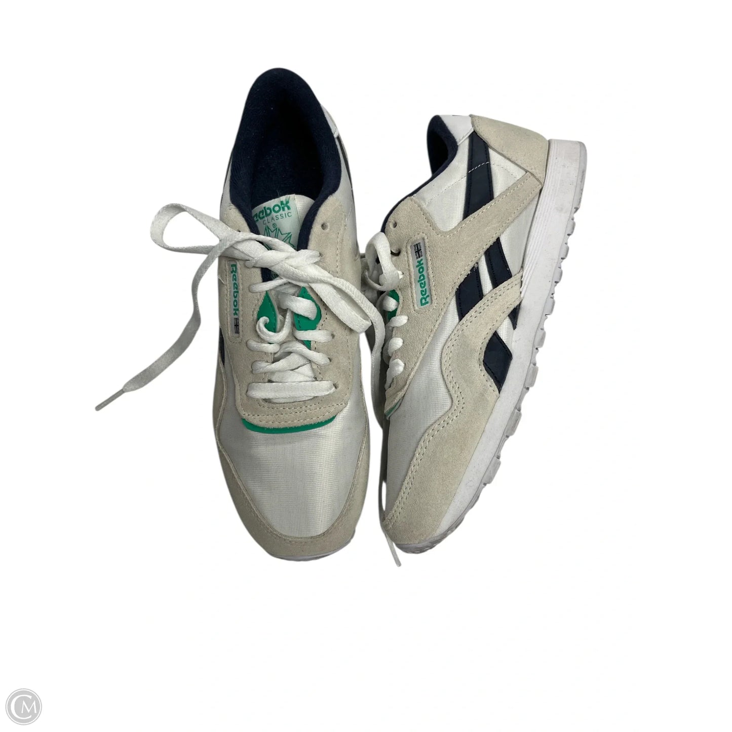 Shoes Athletic By Reebok In Blue & Cream, Size: 8.5