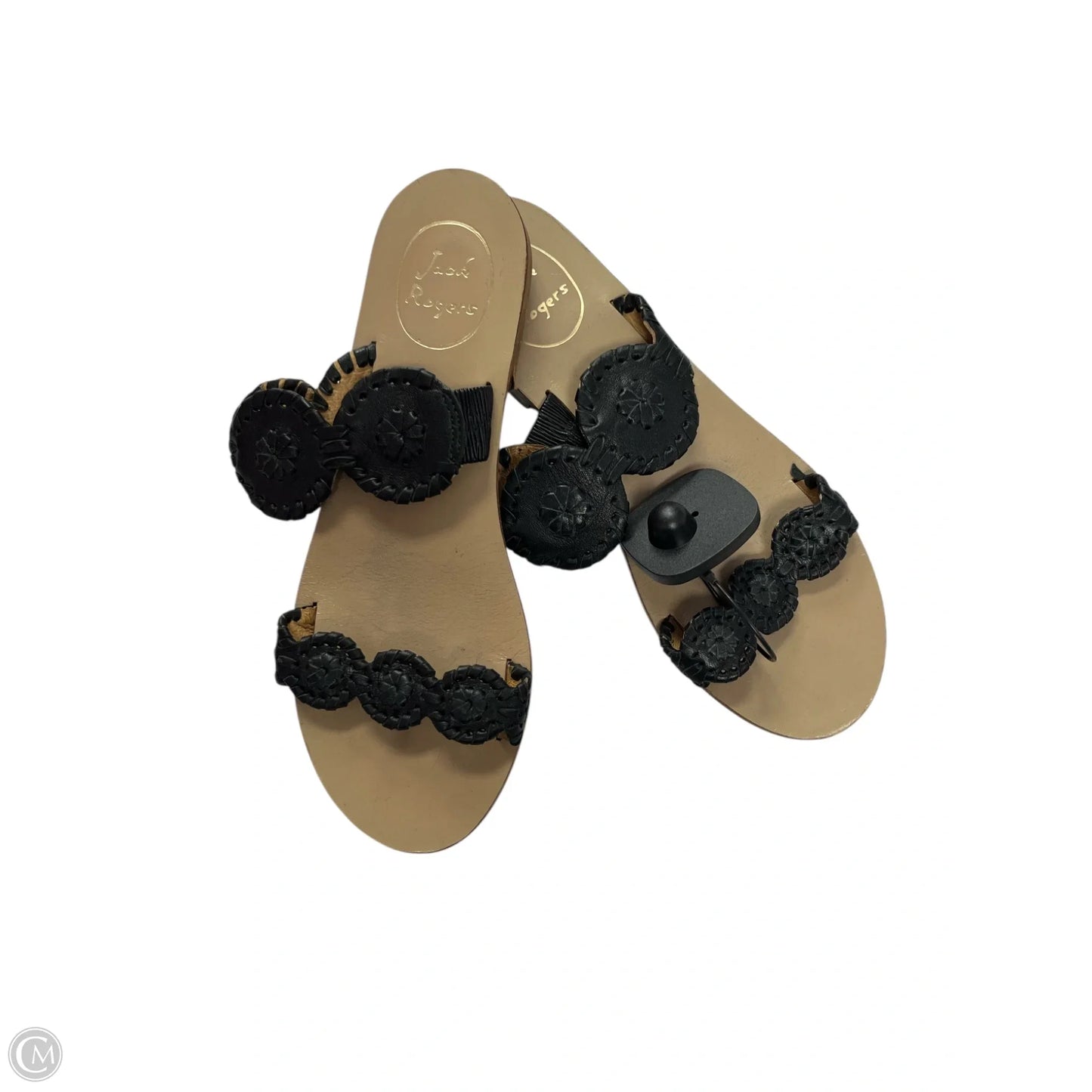 Sandals Flats By Jack Rogers In Black, Size: 6.5