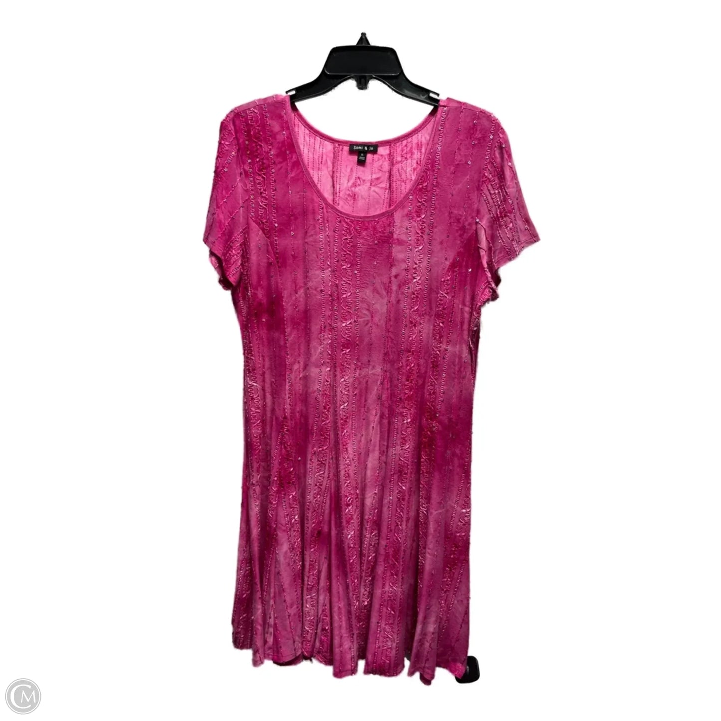 Dress Casual Short By Sami & Jo In Pink, Size: Xl