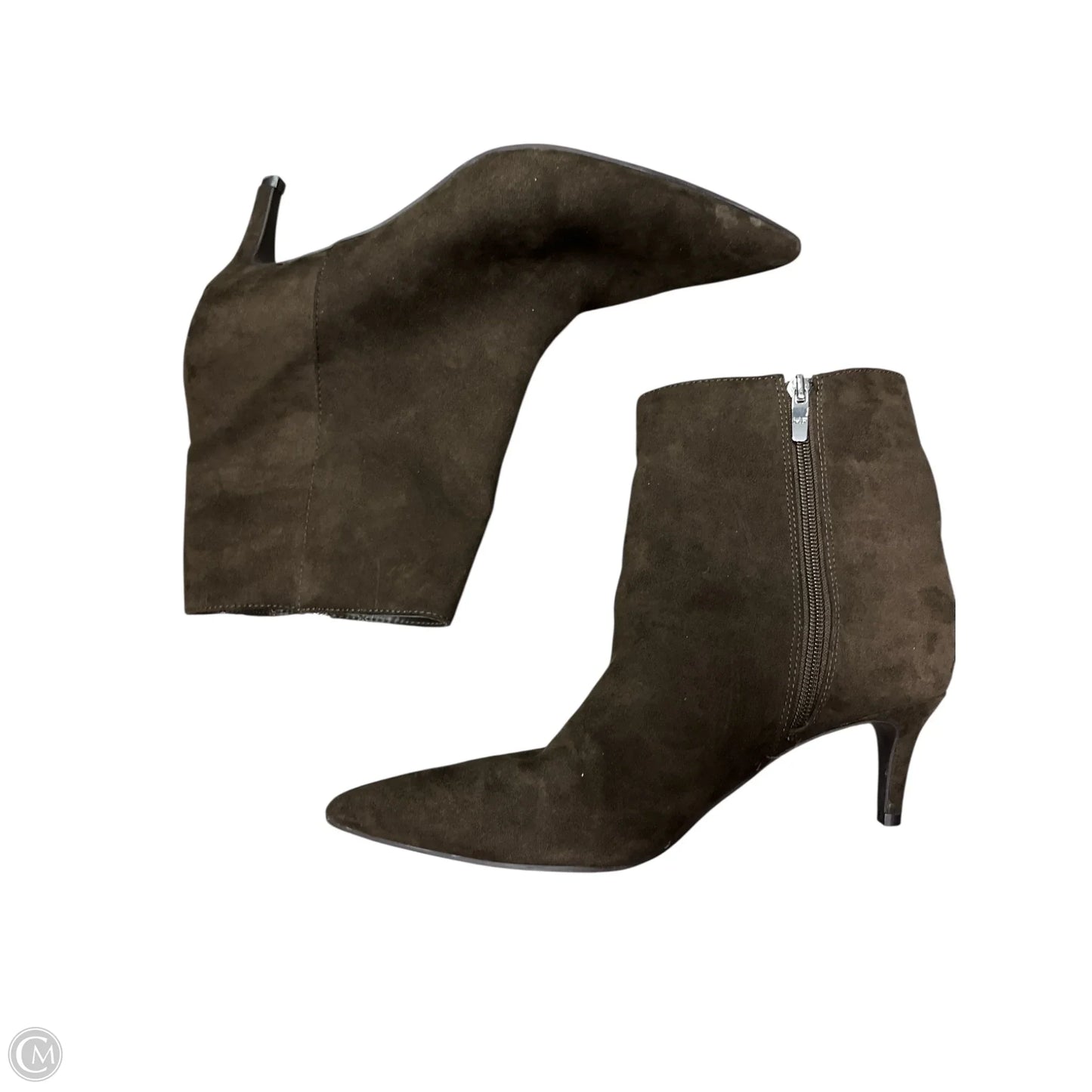 Sandals Heels Kitten By Madden Girl In Tan, Size: 10