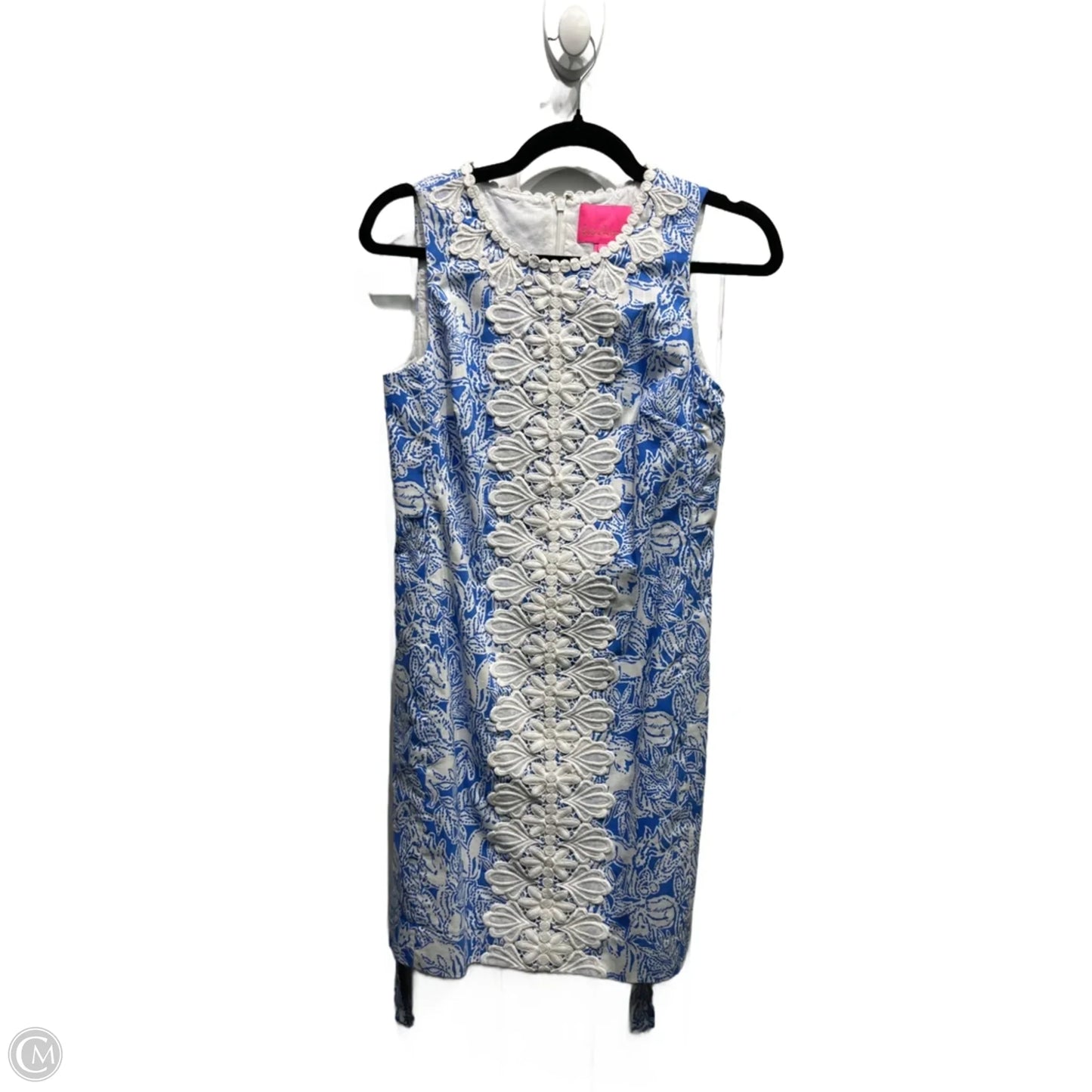 Dress Designer By Lilly Pulitzer In Blue & White, Size: Xs