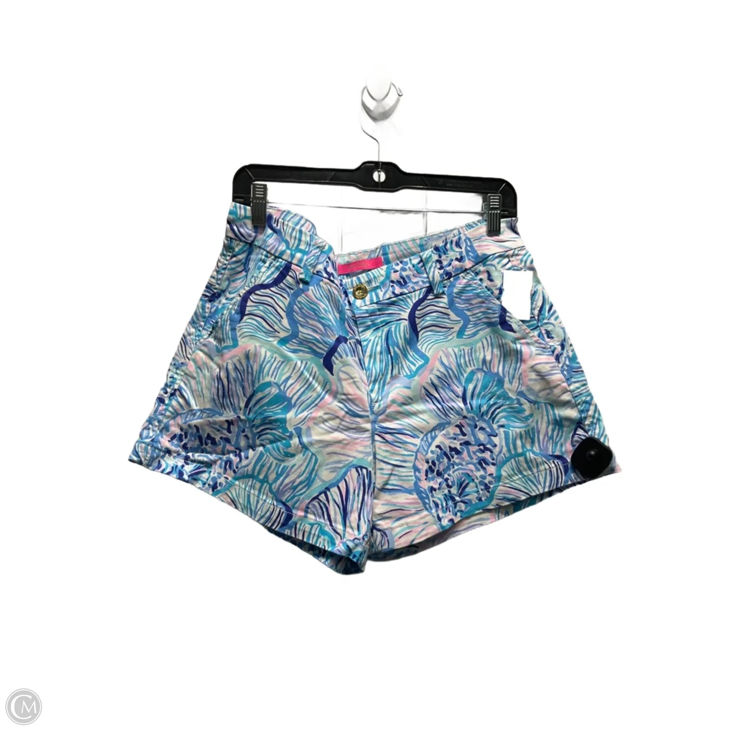 Shorts Designer By Lilly Pulitzer In Blue & Pink, Size: 12