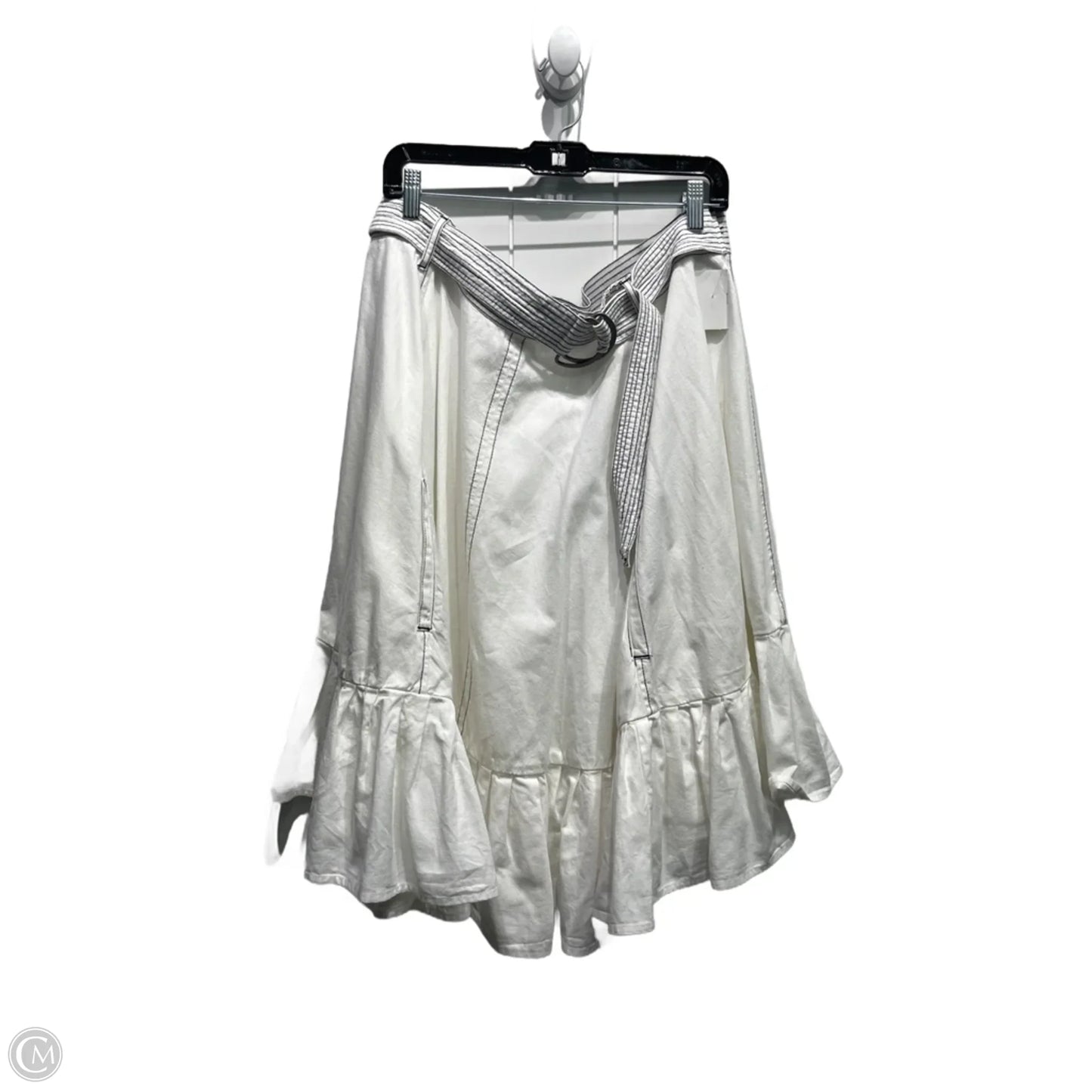 Skirt Midi By Free People In Black & White, Size: L