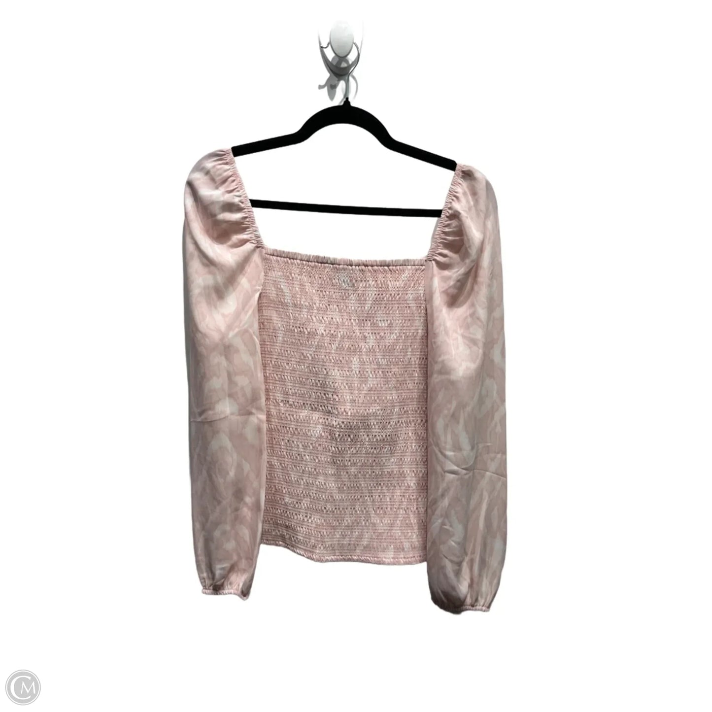 Top Long Sleeve By Halogen In Pink, Size: M