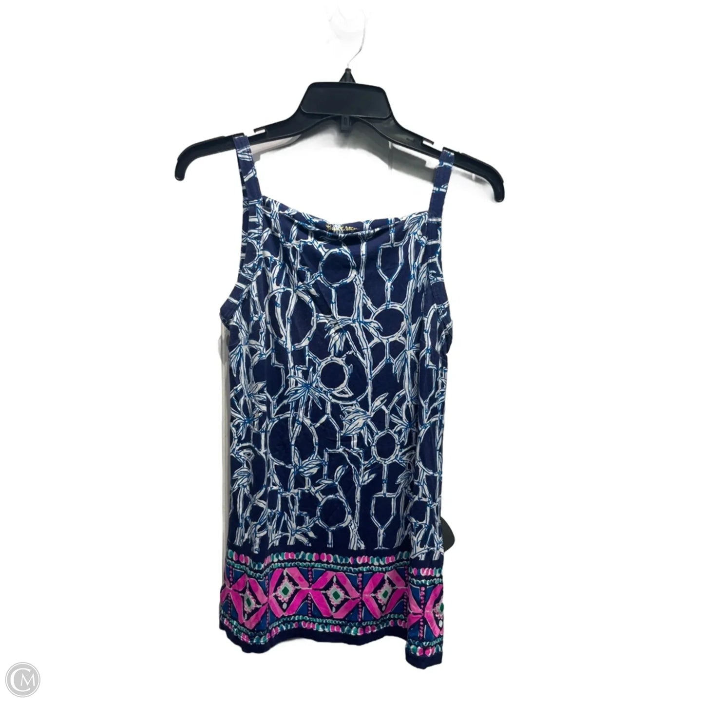 Top Sleeveless Designer By Lilly Pulitzer In Blue & Pink, Size: Xxs