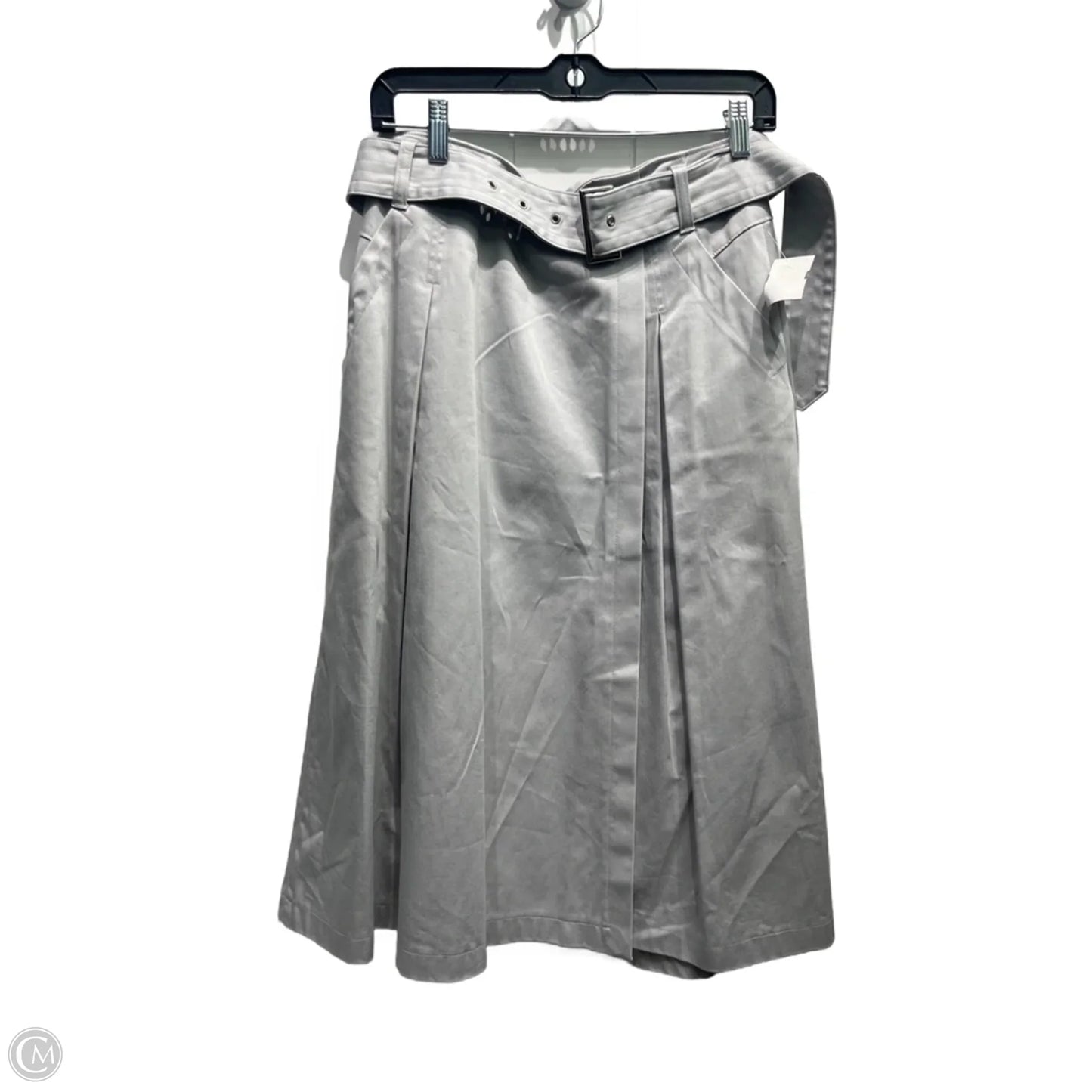 Skirt Midi By White House Black Market In Grey, Size: 6