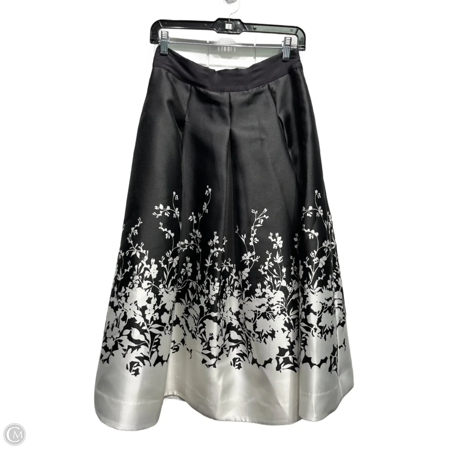 Skirt Midi By White House Black Market In Black & White, Size: 6