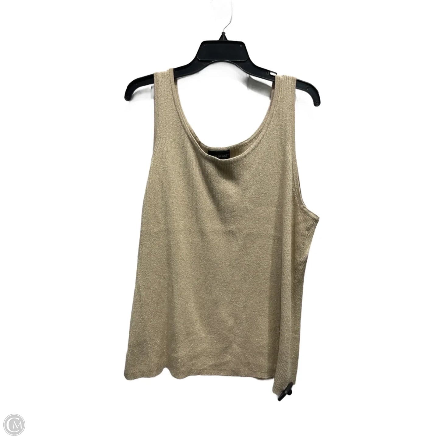 Top Sleeveless By Lane Bryant In Gold, Size: 3x