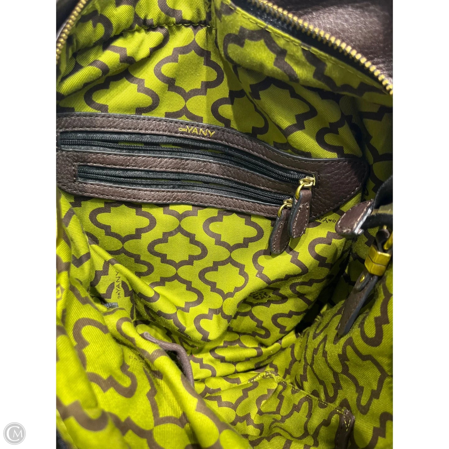 Crossbody Leather By Oryany, Size: Medium