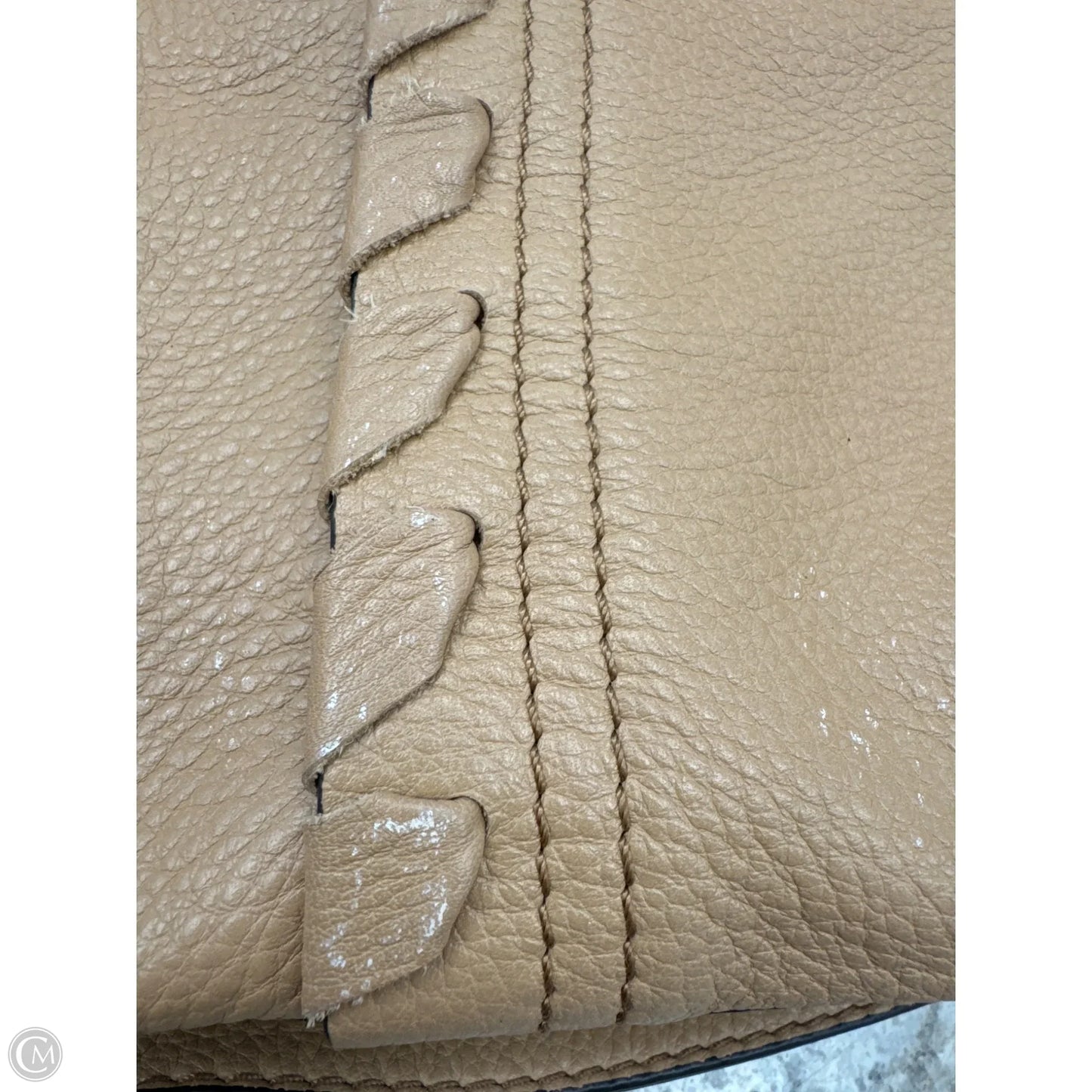 Handbag Leather By Oryany, Size: Large