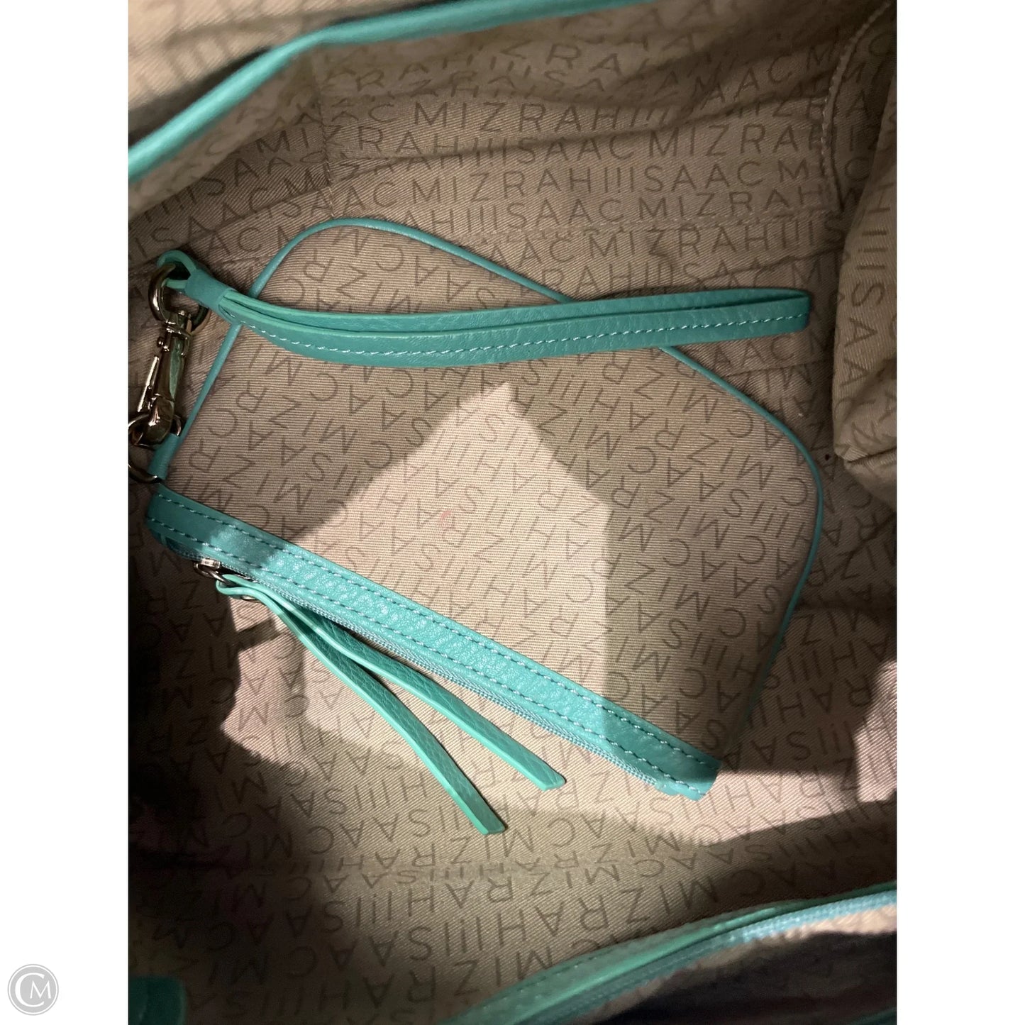 Handbag Leather By Isaac Mizrahi, Size: Medium