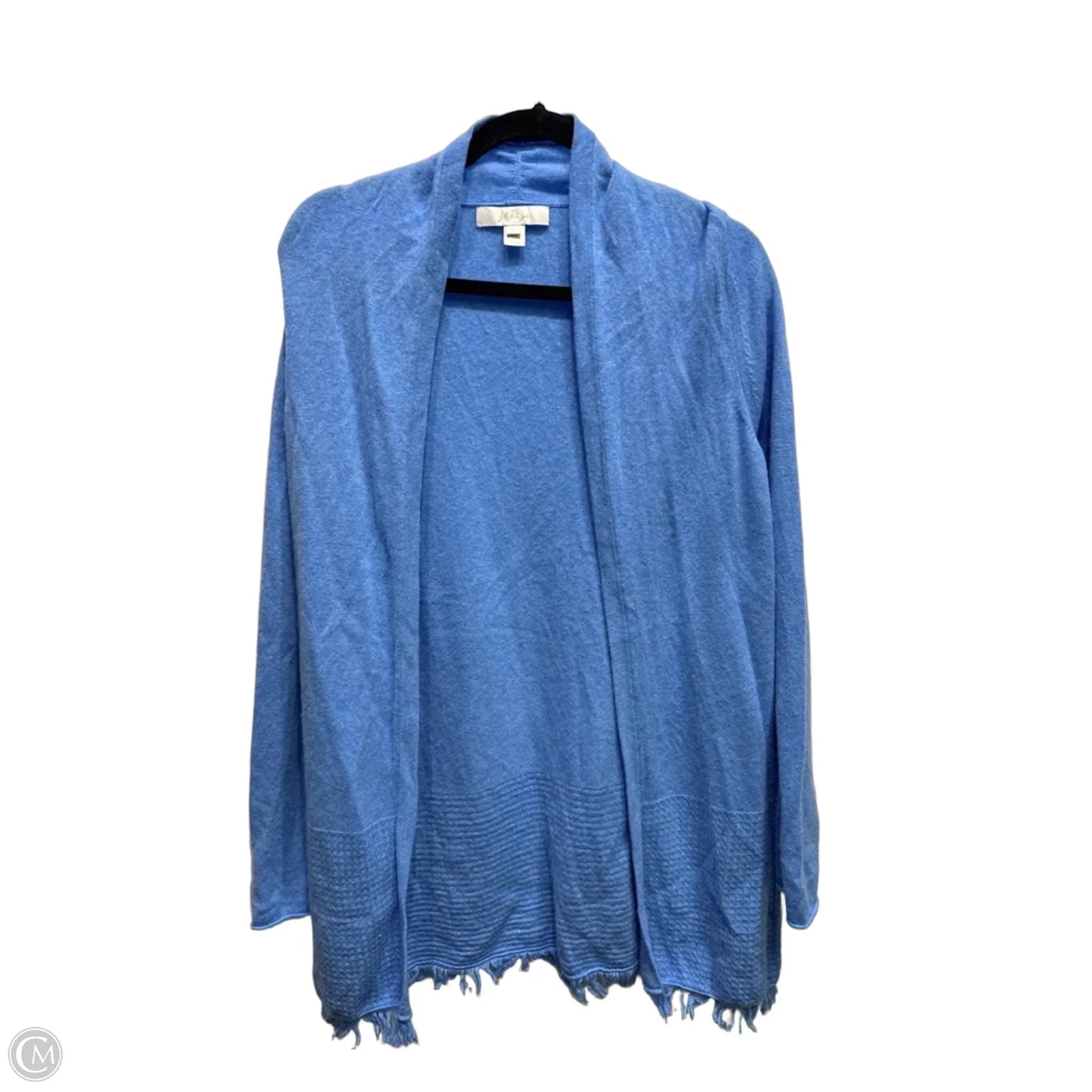 Sweater Cardigan Designer By Lilly Pulitzer In Blue, Size: L