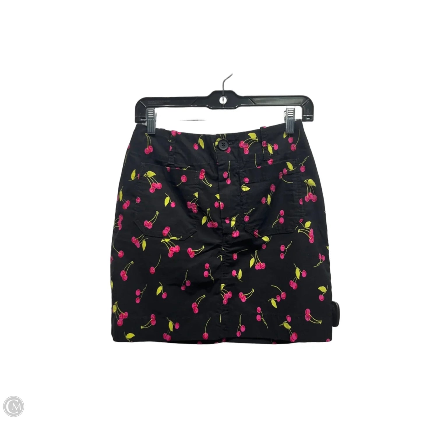 Skirt Mini & Short By Maeve In Black & Yellow, Size: Xs